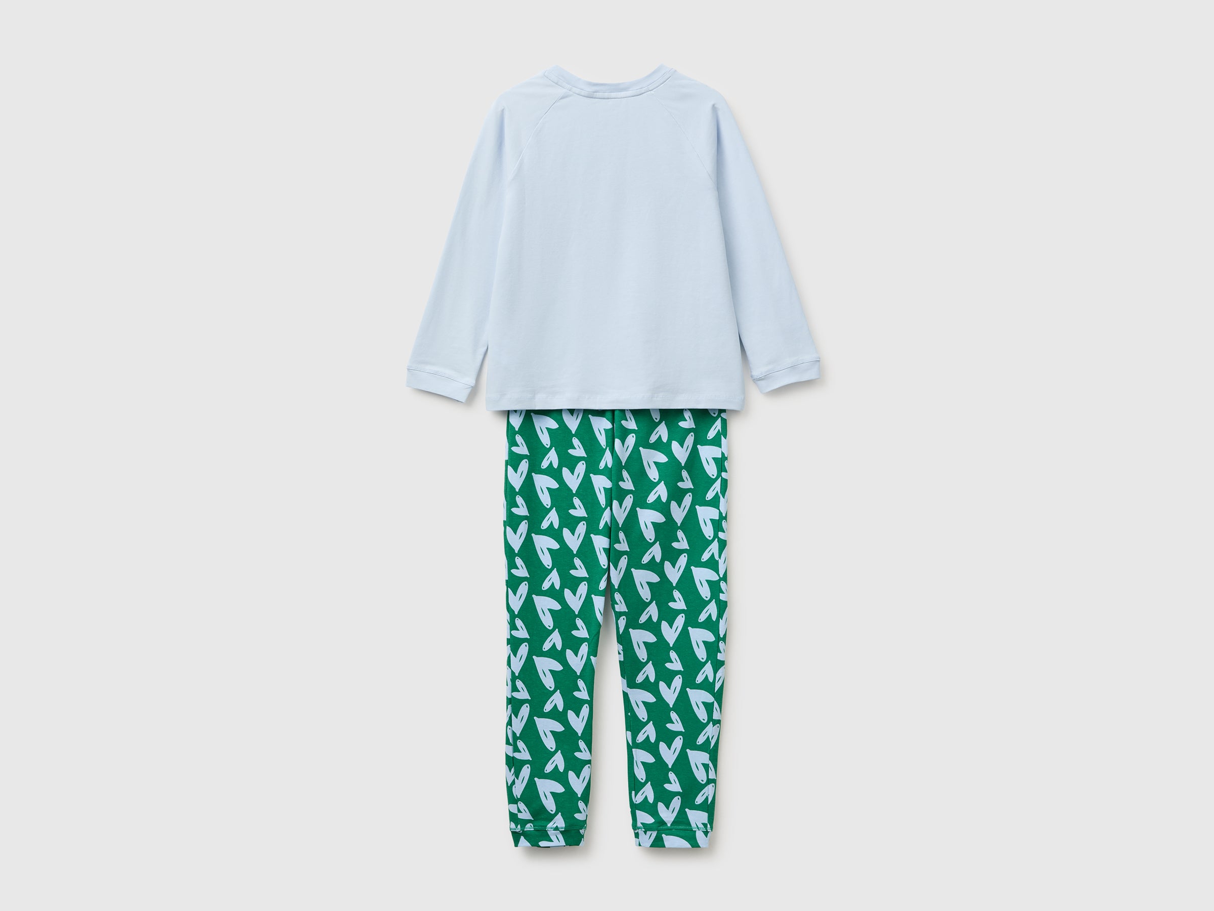 Benetton Pyjamas pigiama bimbo cotone logo taglia 7-8 anni