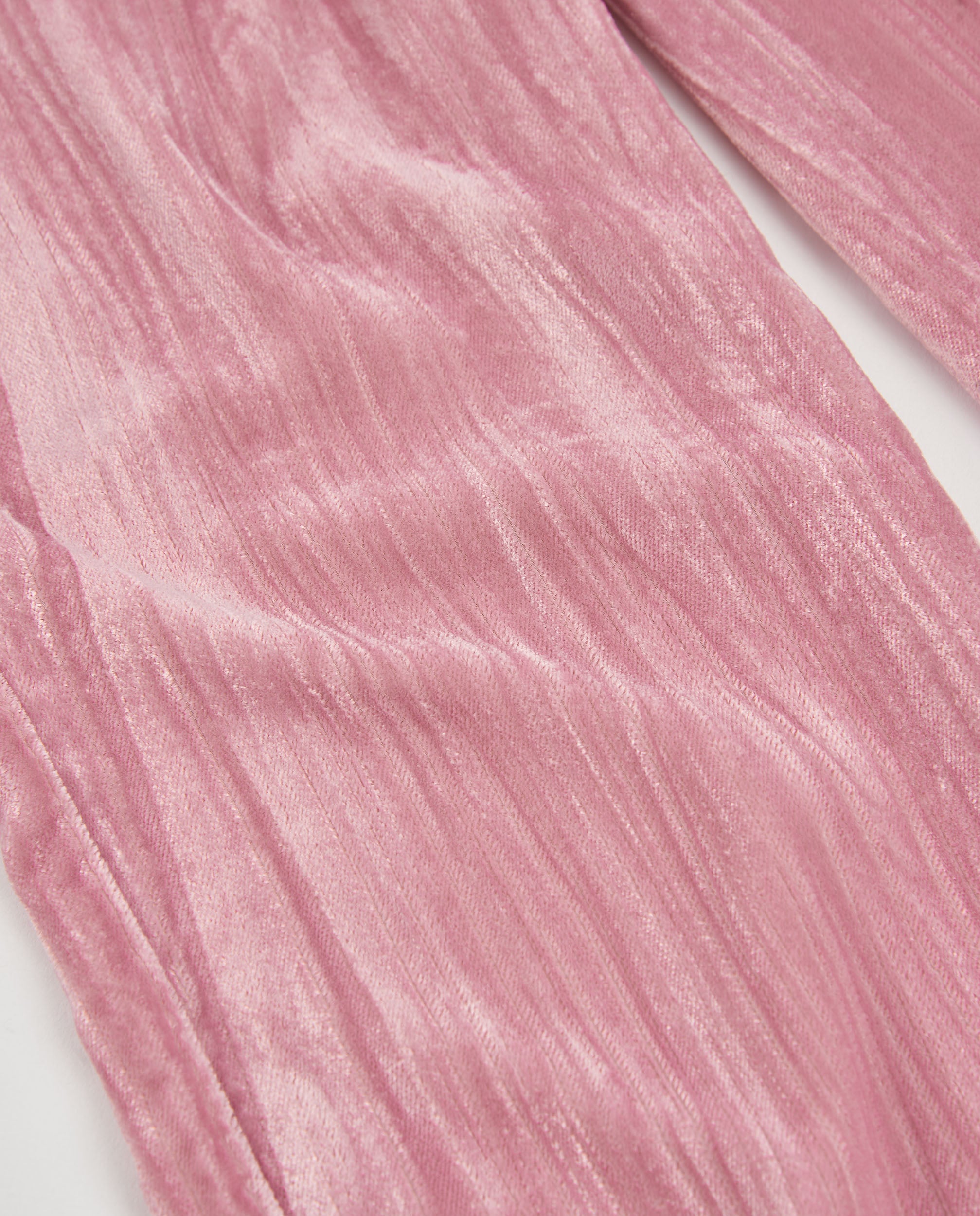 TucTuc Pantaloni tela bambina rosa 4A gamba dritta
