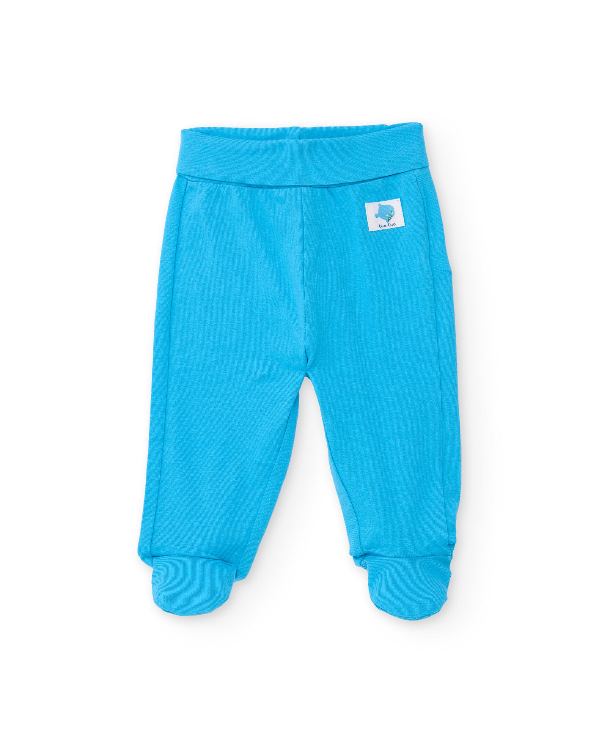 TucTuc Completi completo neonato bianco pesciolini blu