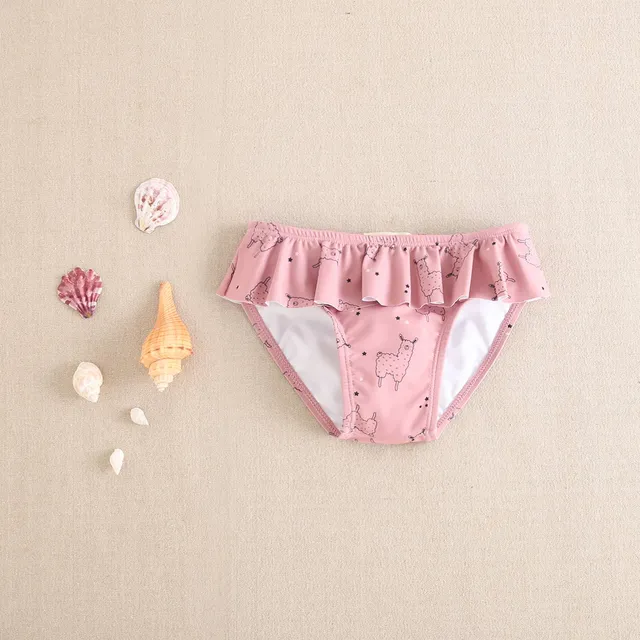 Dadati costume slip bimba lama rosa elasticizzato