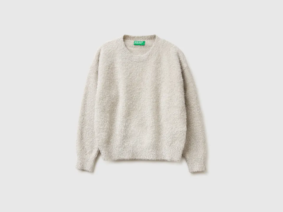 United Colors of Benetton Maglione Girocollo Lurex Riciclato