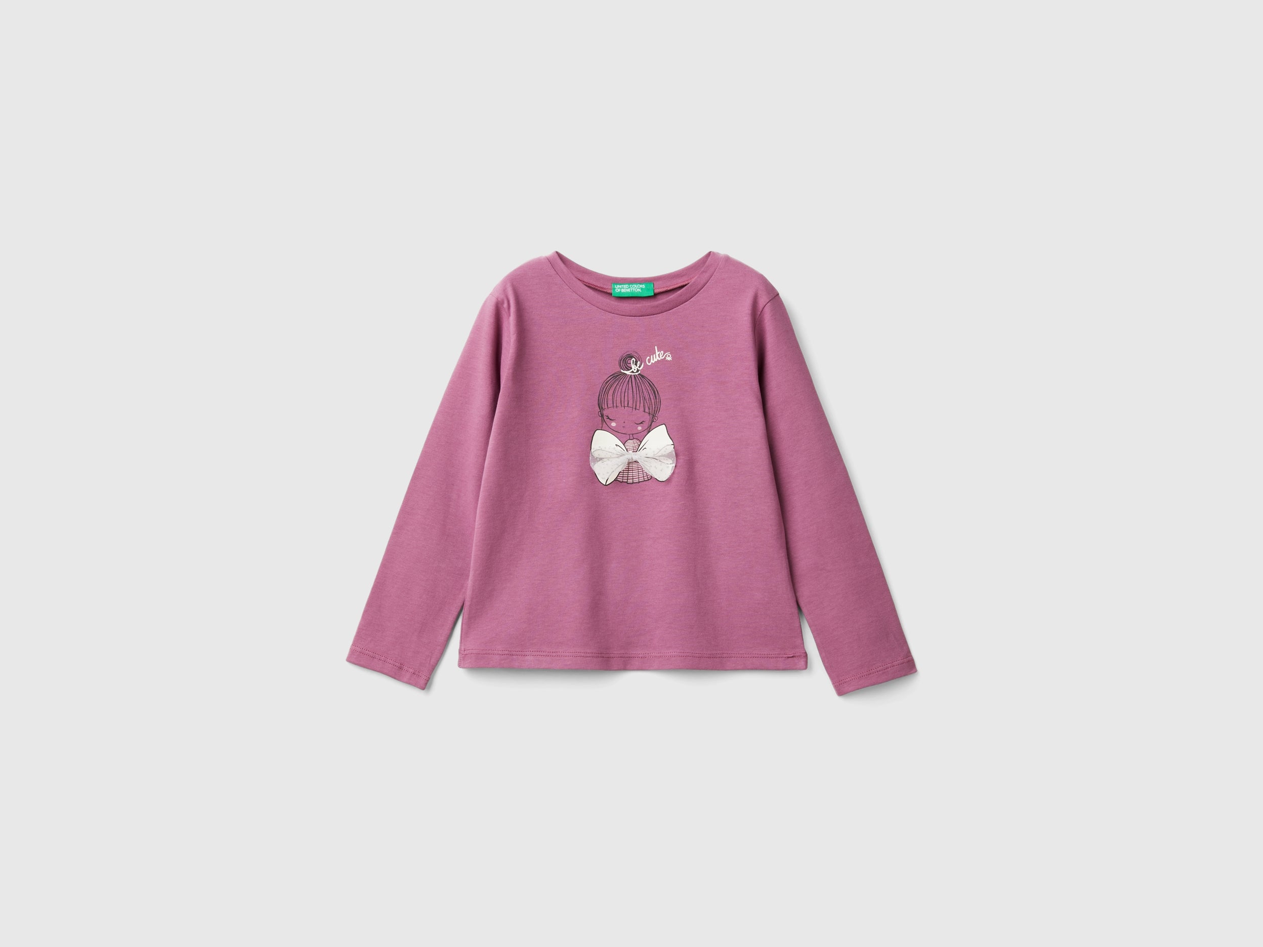 Benetton T-shirt bimba cotone biologico tulle taglia 104