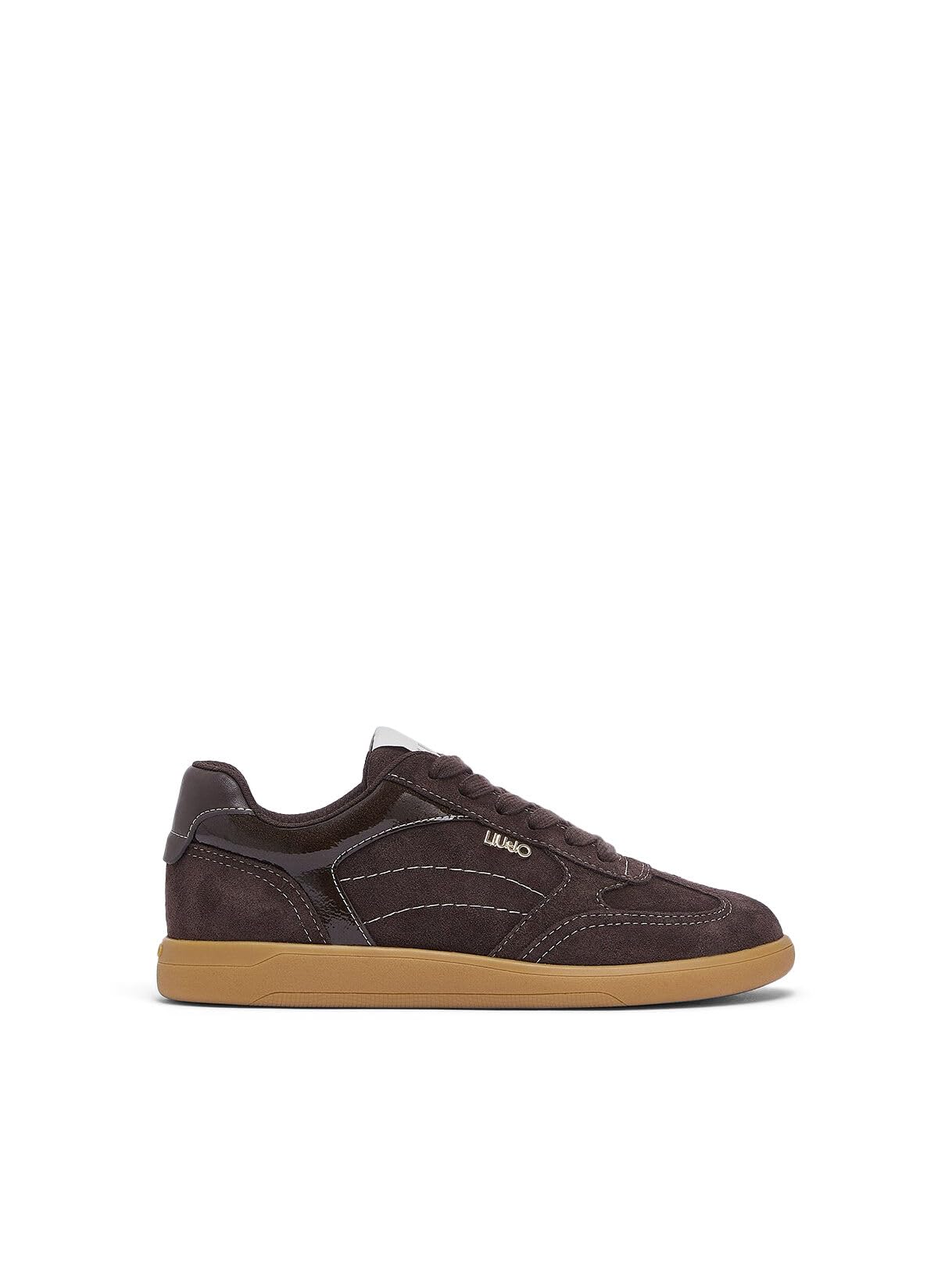 Liu Jo Scarpe Sneakers Suede verdi suola bassa