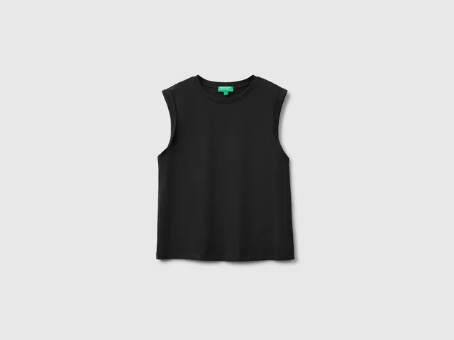 United Colors of Benetton canotta cotone smanicata taglie XS-XL