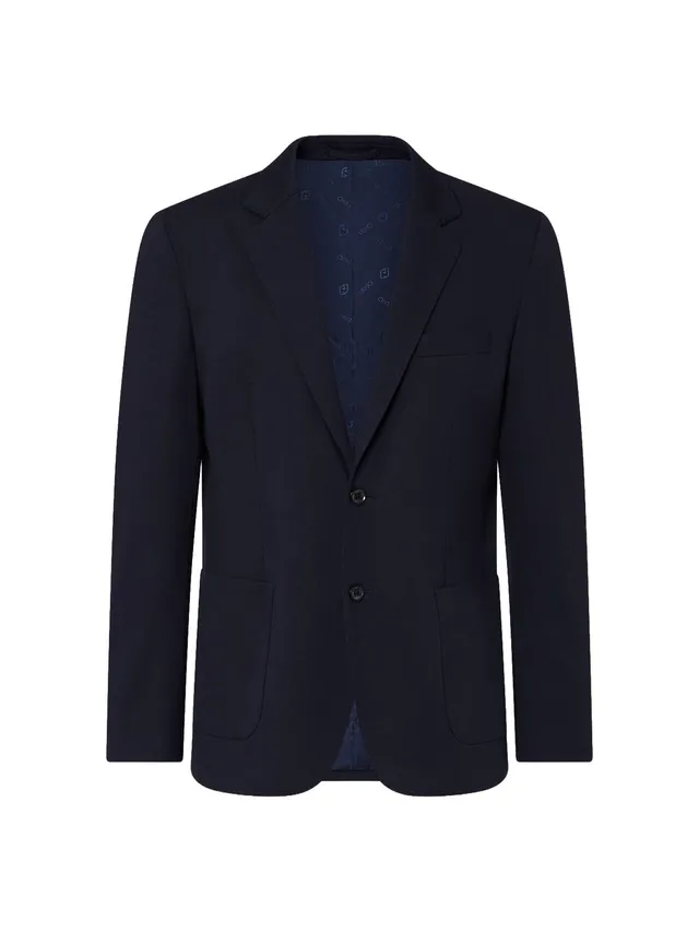 Liu Jo Blazer in Jersey 44 Blu Denim Viscosa