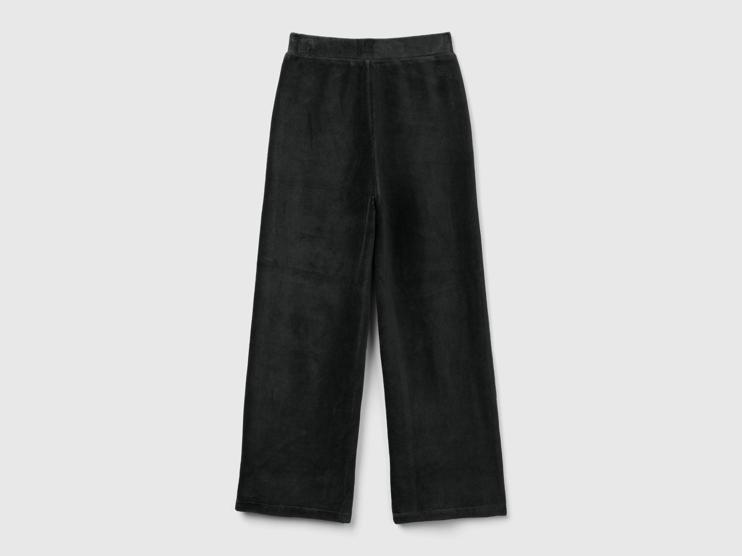 United Colors of Benetton Trousers pantaloni ciniglia M gamba larga