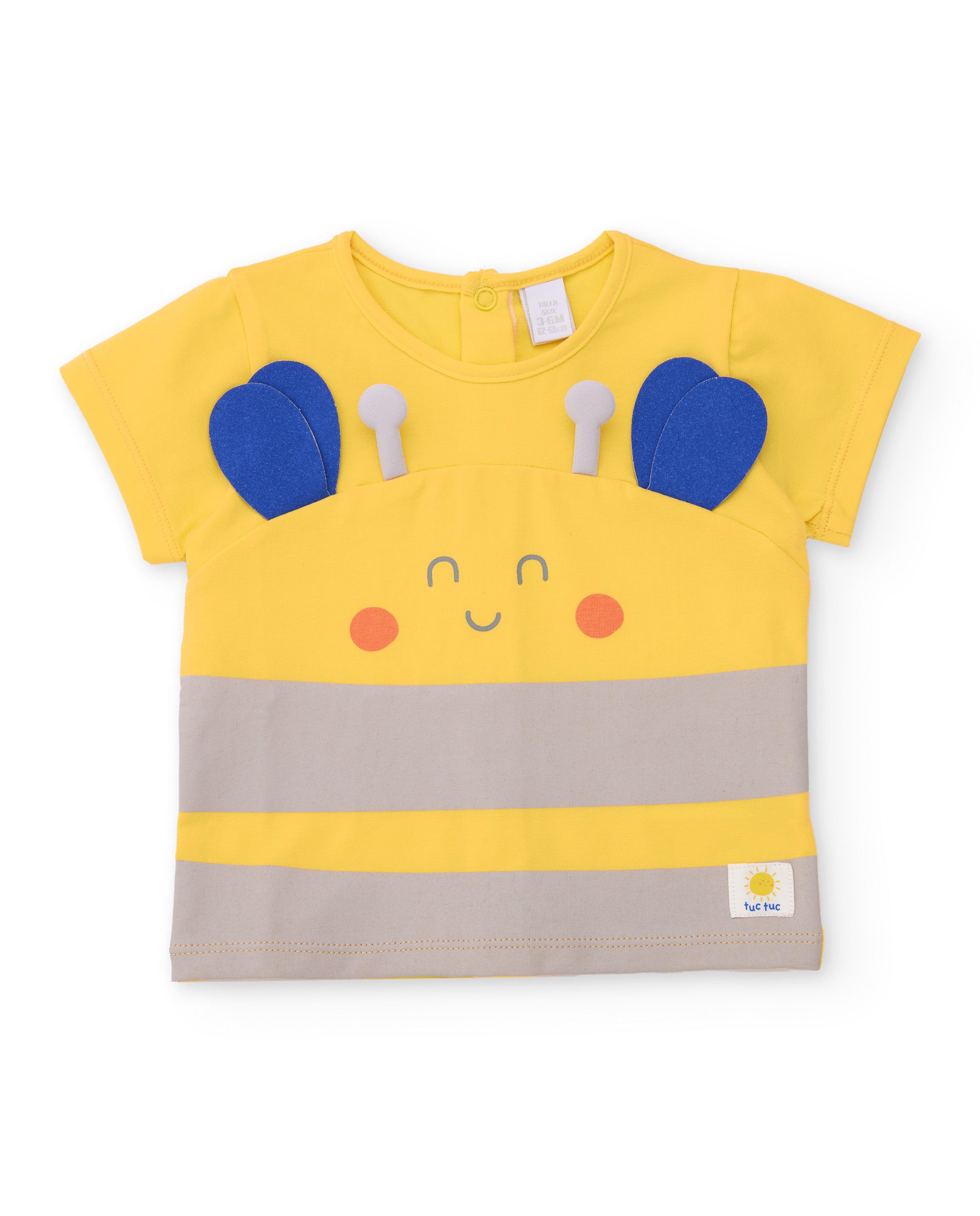 TucTuc Costumi Costume Neonato Giallo Ape 2 Pezzi