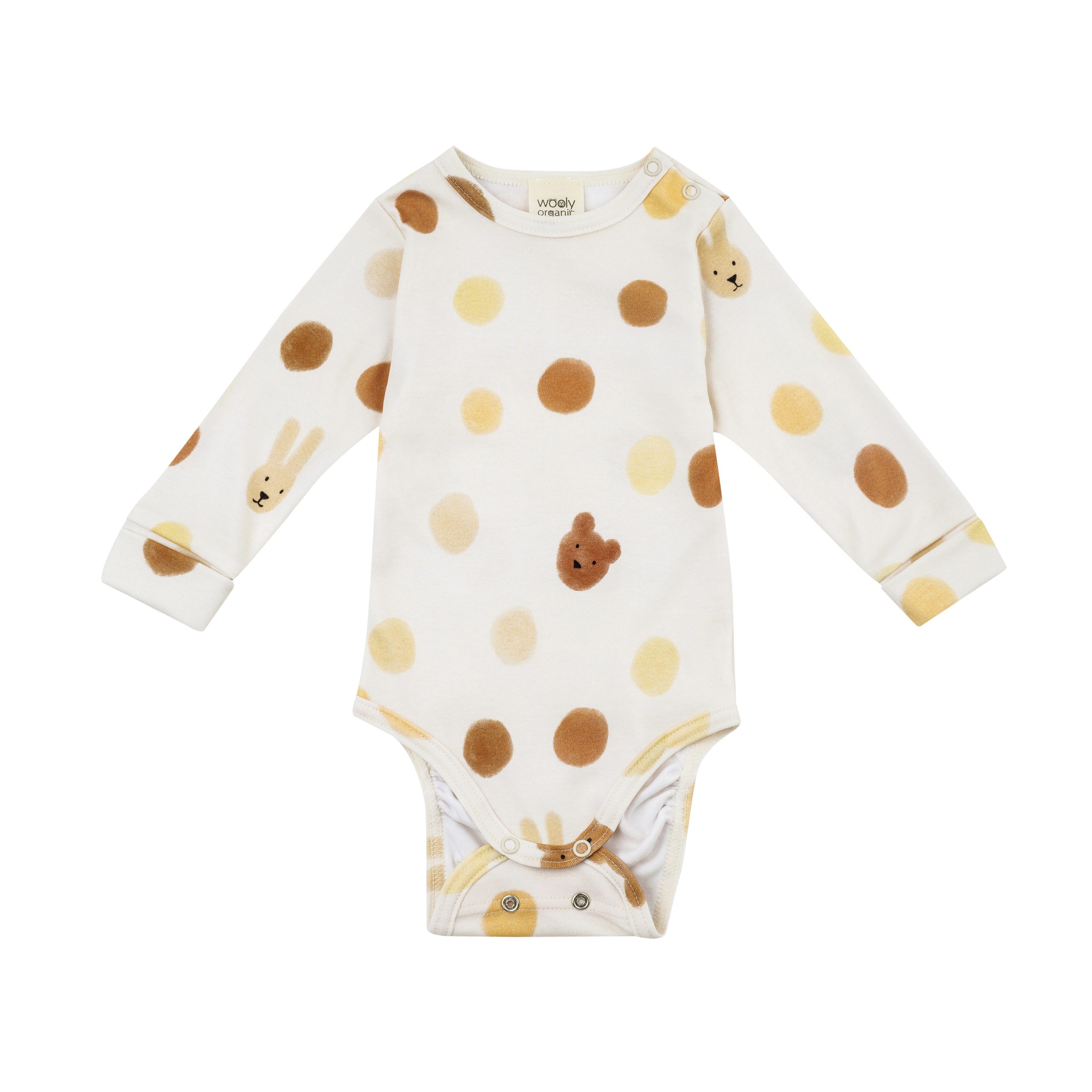 Woolly Organic Body Neonato Manica Lunga Cotone Noos