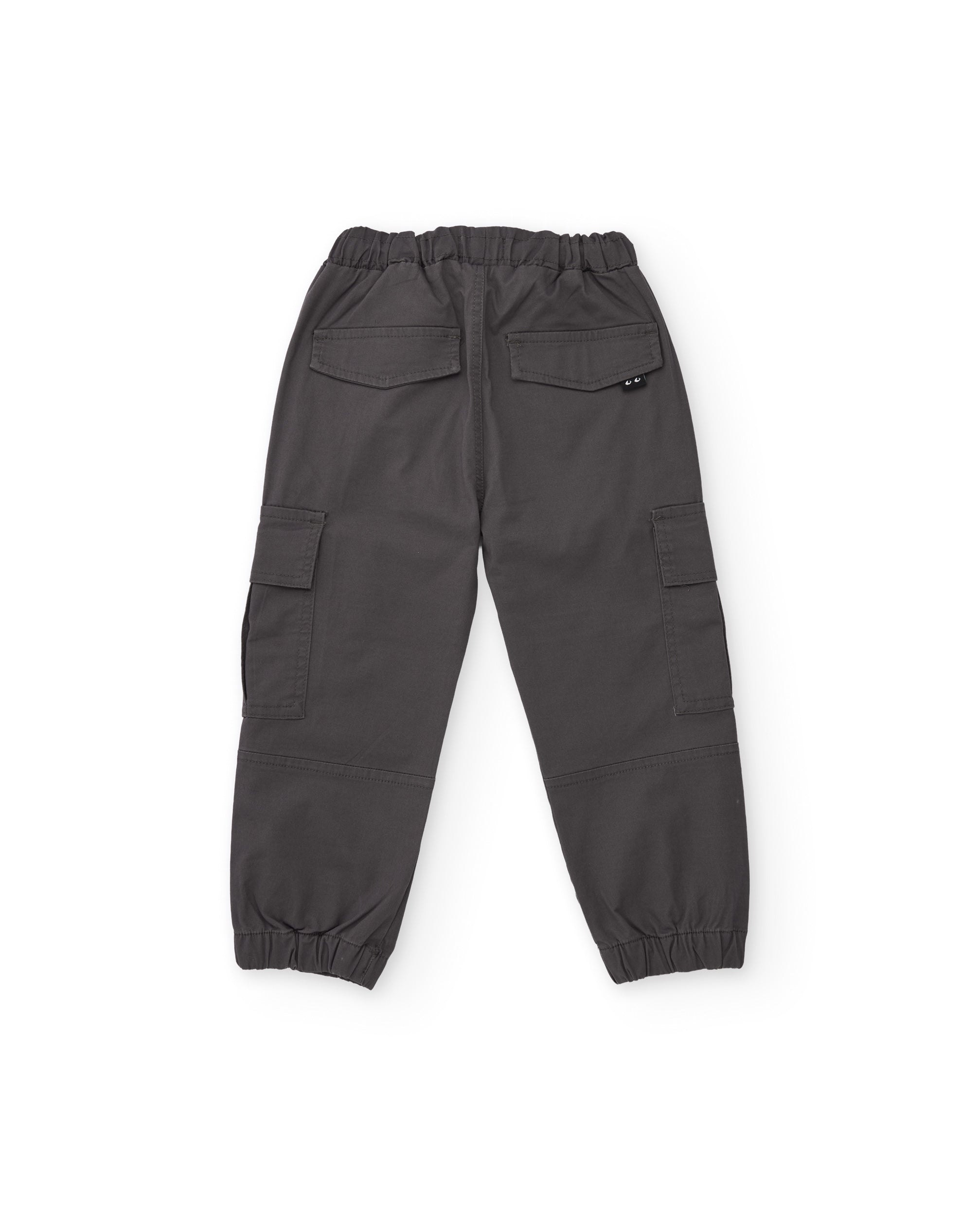 TucTuc Pantaloni cargo pantaloni grigio 4A tasche bambino