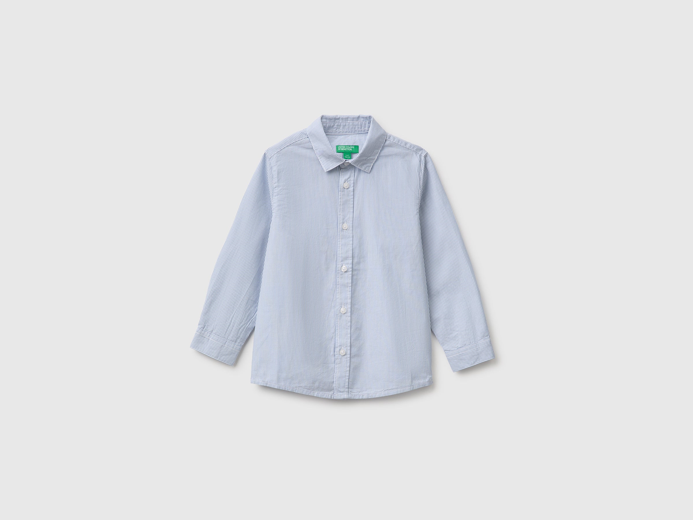 United Colors of Benetton Camicia Rigata Cotone 104