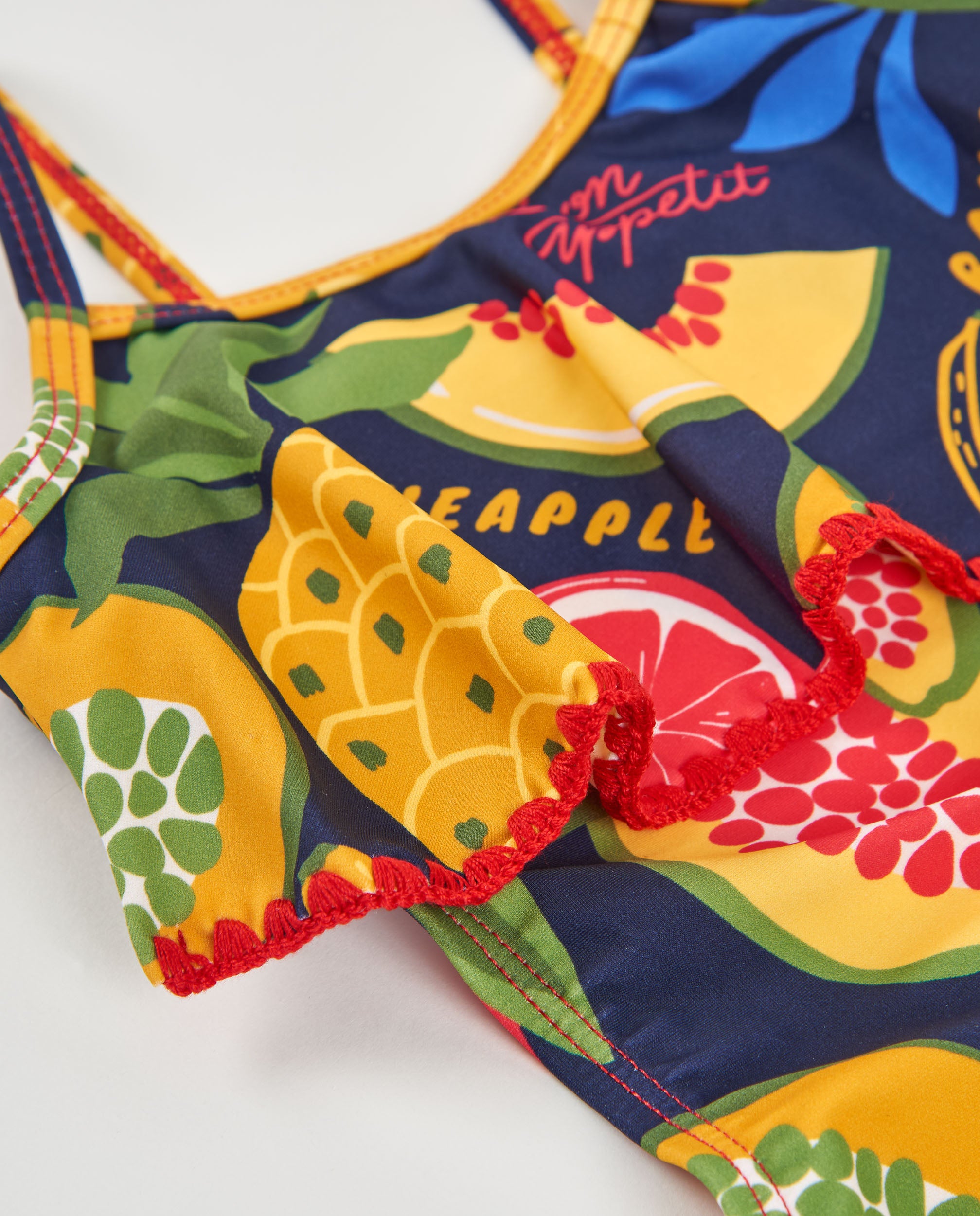 TucTuc Costumi costume bambina intero frutti giallo