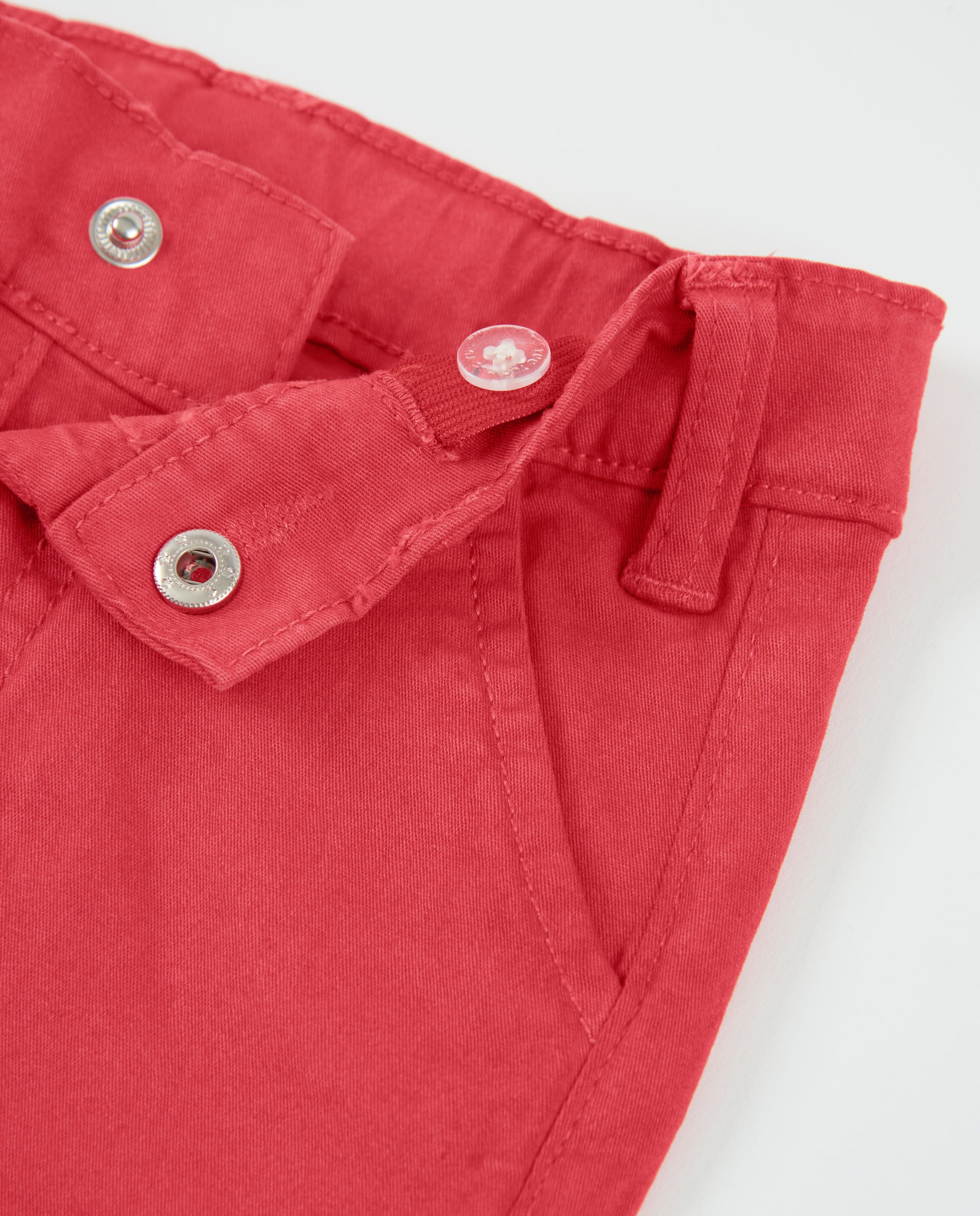 TucTuc Bermuda pantaloncini bambino rossi tasche taglia neonato