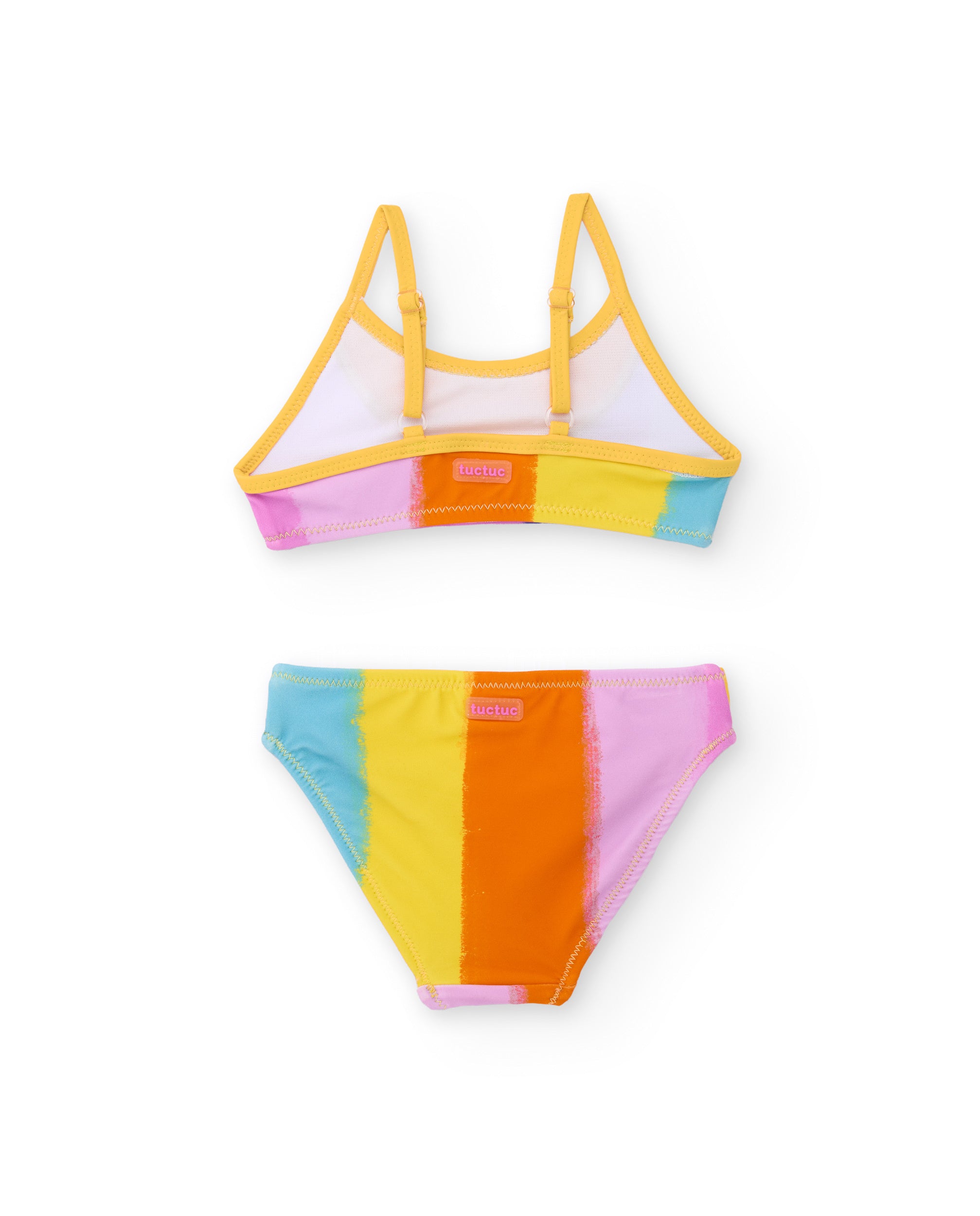 TucTuc Costumi Da Bagno bikini bambina rosa multicolore