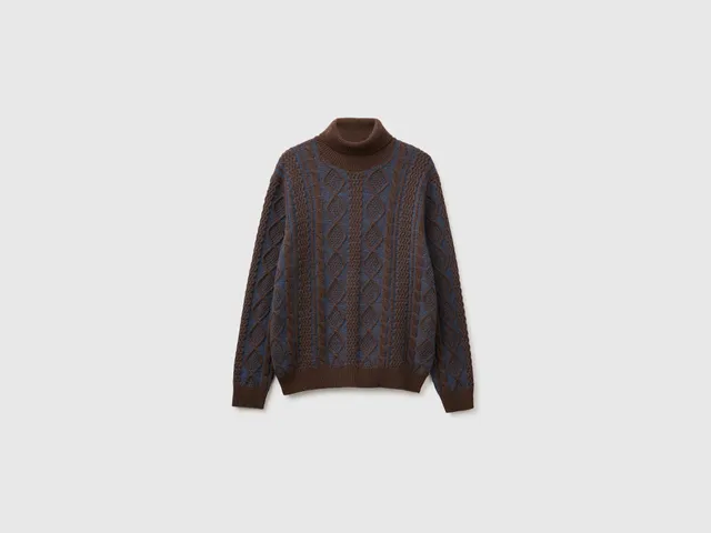 United Colors of Benetton Sweaters Maglione Lana Collo Alto S