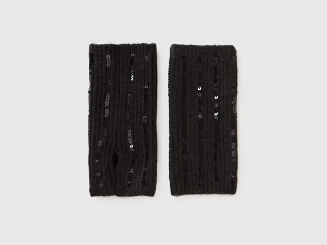 United Colors of Benetton scaldabraccia paillettes taglia M-L