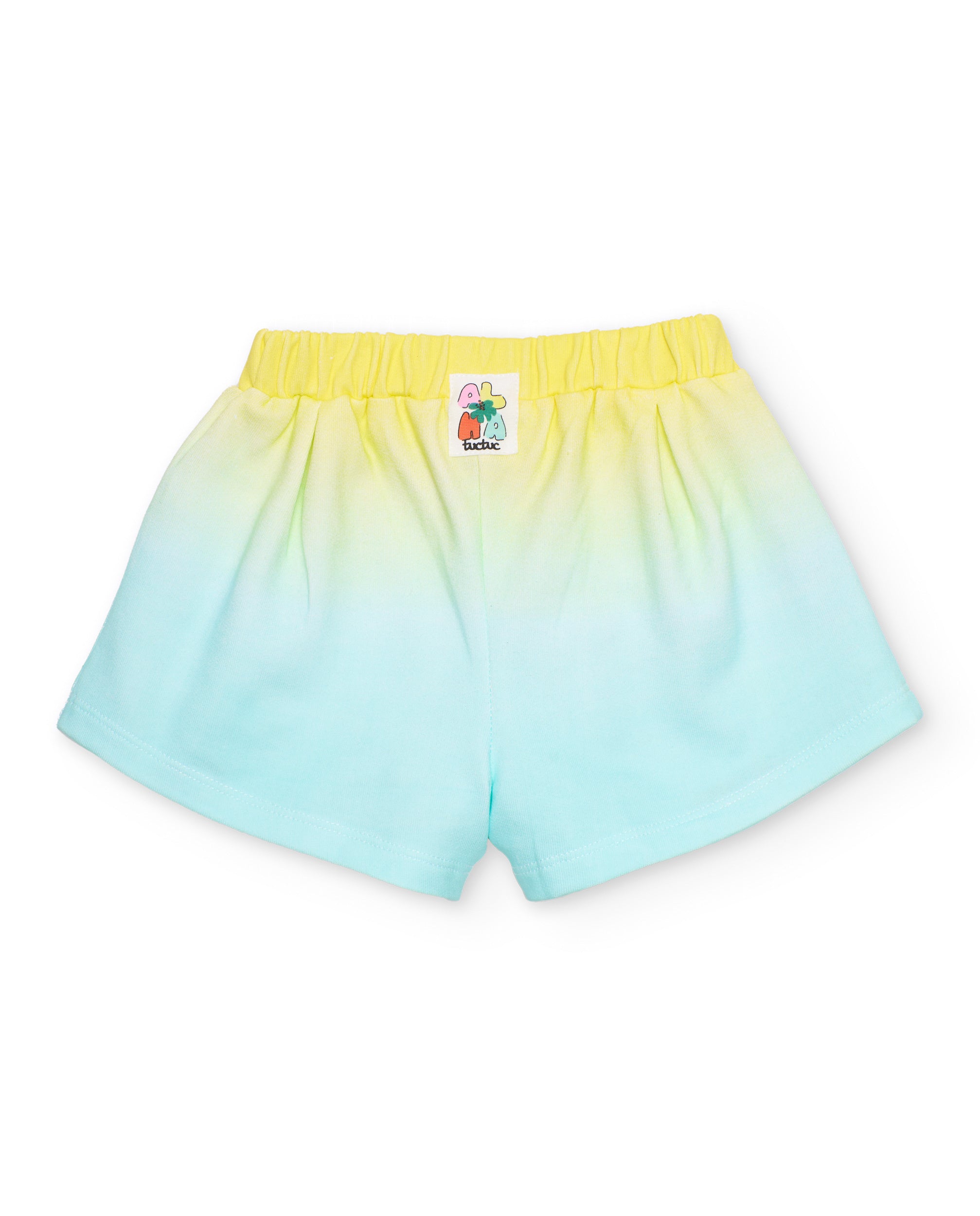 TucTuc Bermuda Shorts Bambina Turchese Fiore Stampato
