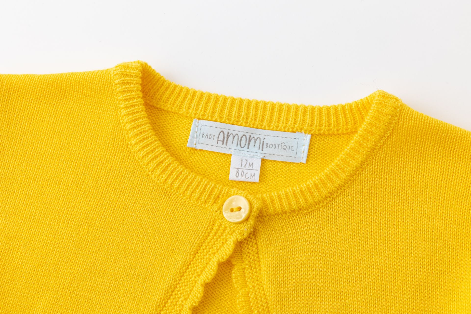 Kocarcia Kokarcia Bolero Maglia Giallo 6-9 Mesi Cotone