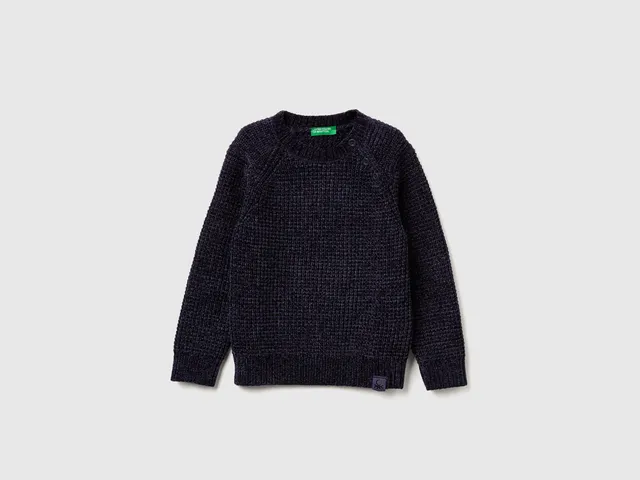 United Colors of Benetton maglione ciniglia 104 girocollo