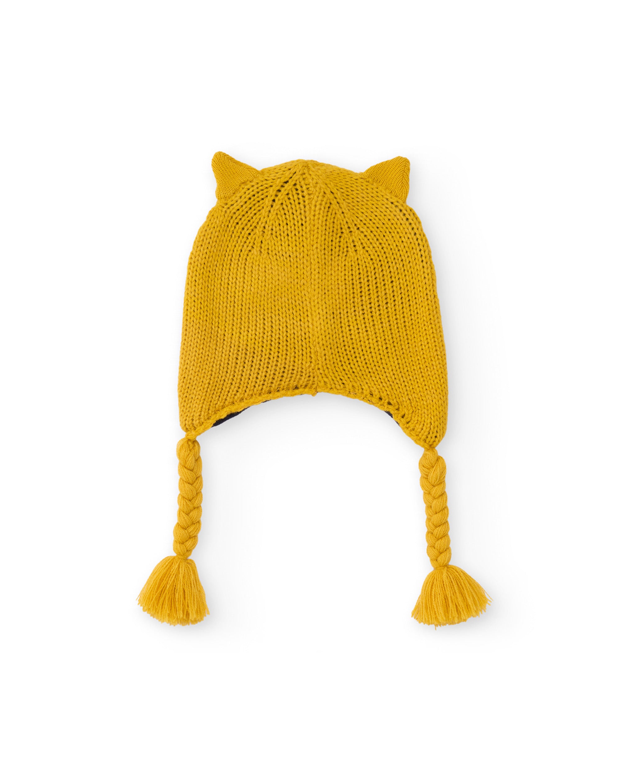 TucTuc Accessori Berretto Bimbo Giallo Tigre in Tricot
