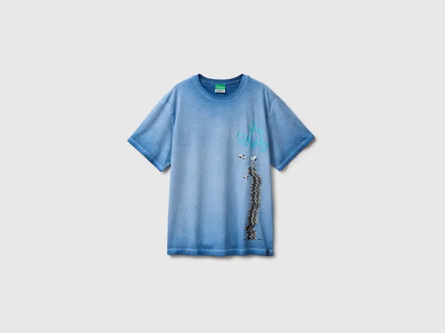 United Colors of Benetton t-shirt Peanuts oversize cotone taglia M