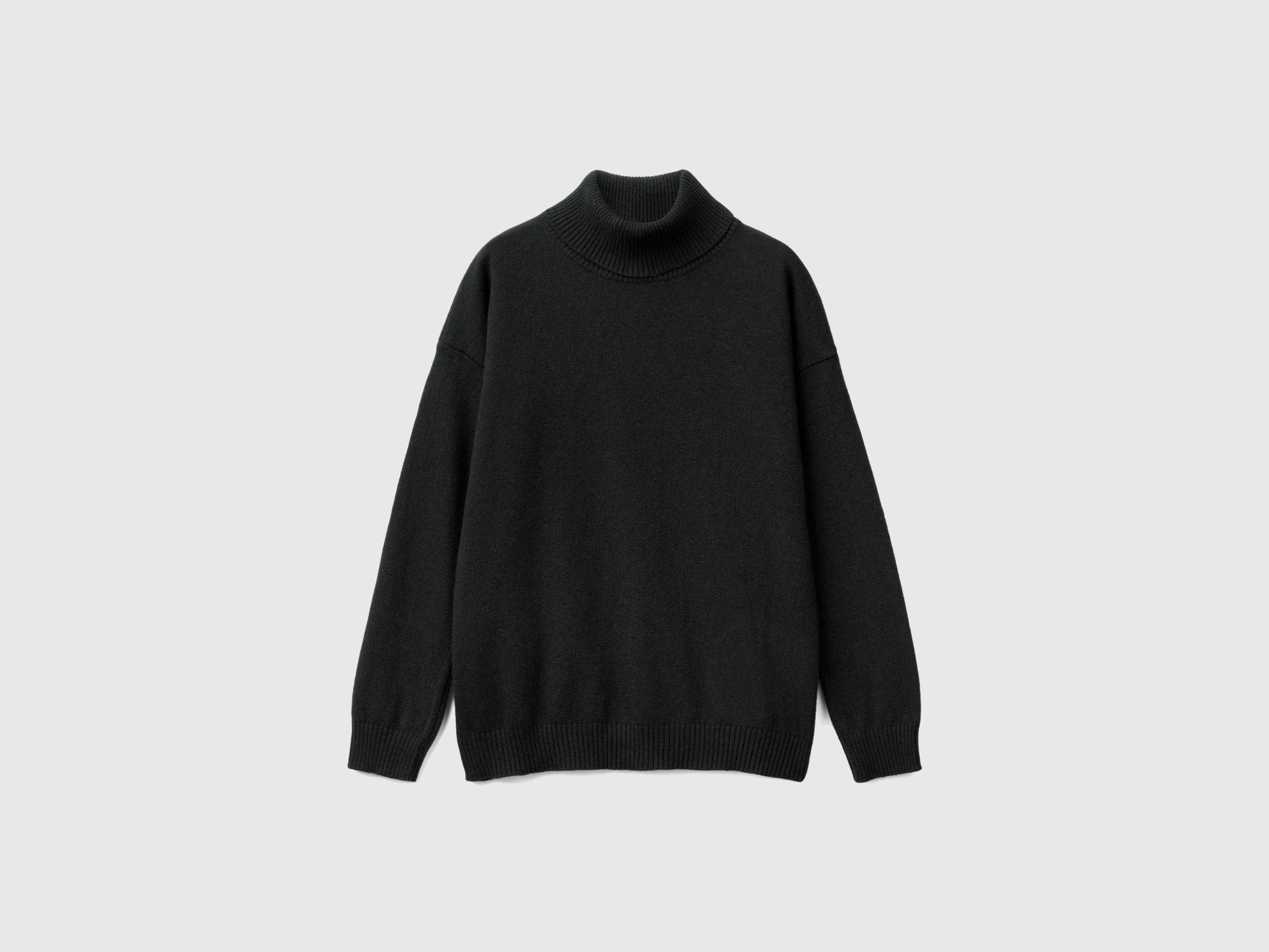 United Colors of Benetton Maglione dolcevita cashmere lana donna