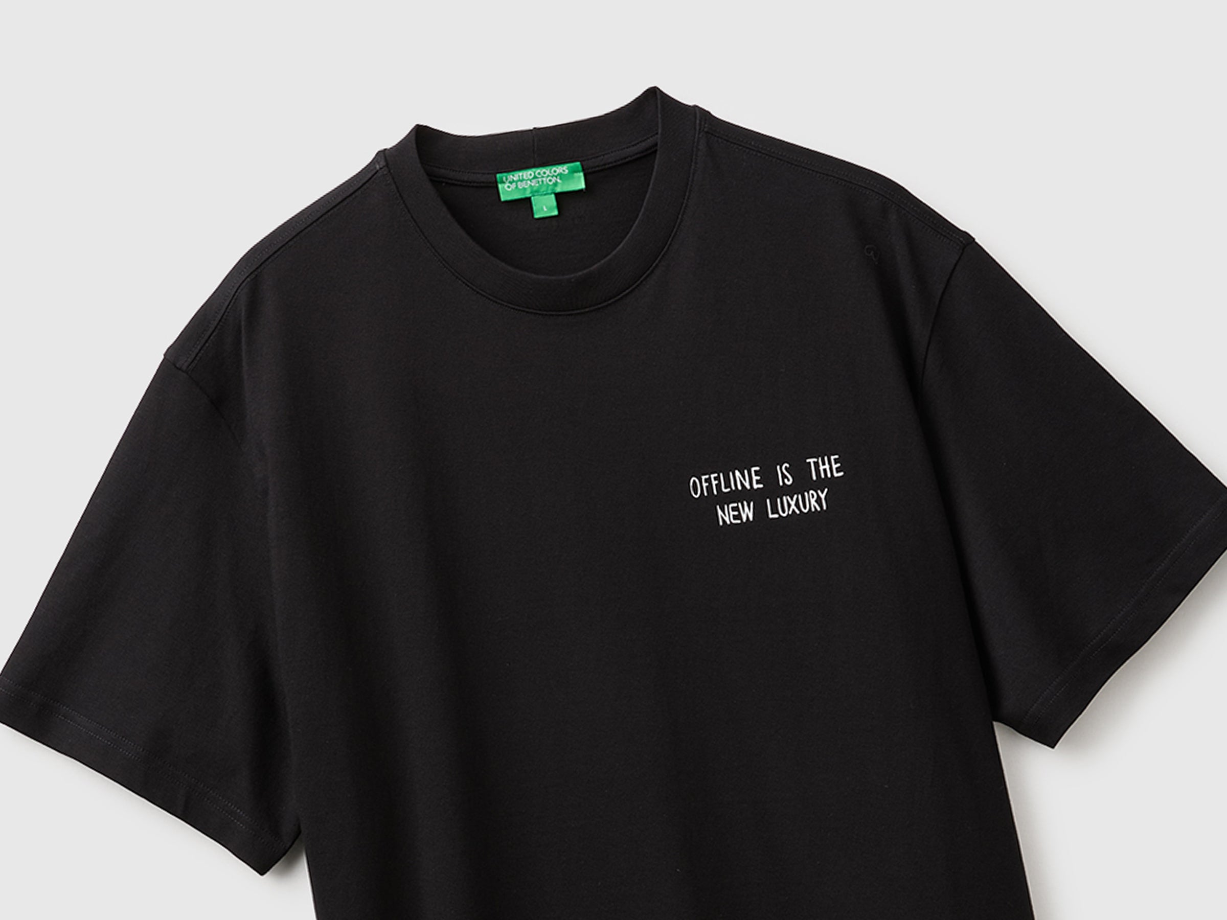 United Colors of Benetton T-Shirts T-shirt stampa cotone bio M