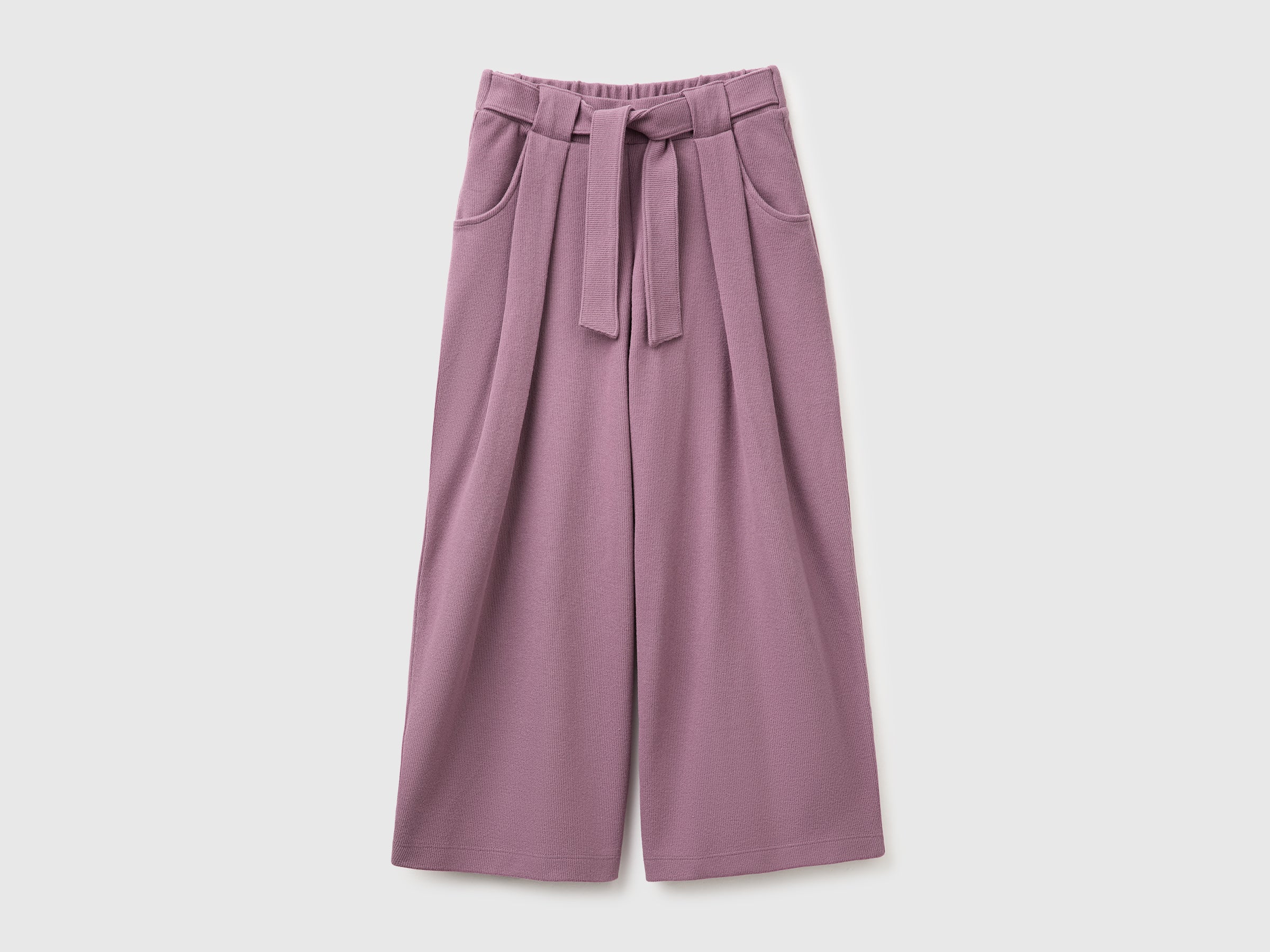 United Colors of Benetton Trousers Pantaloni Cotone Caldo con Cintura S