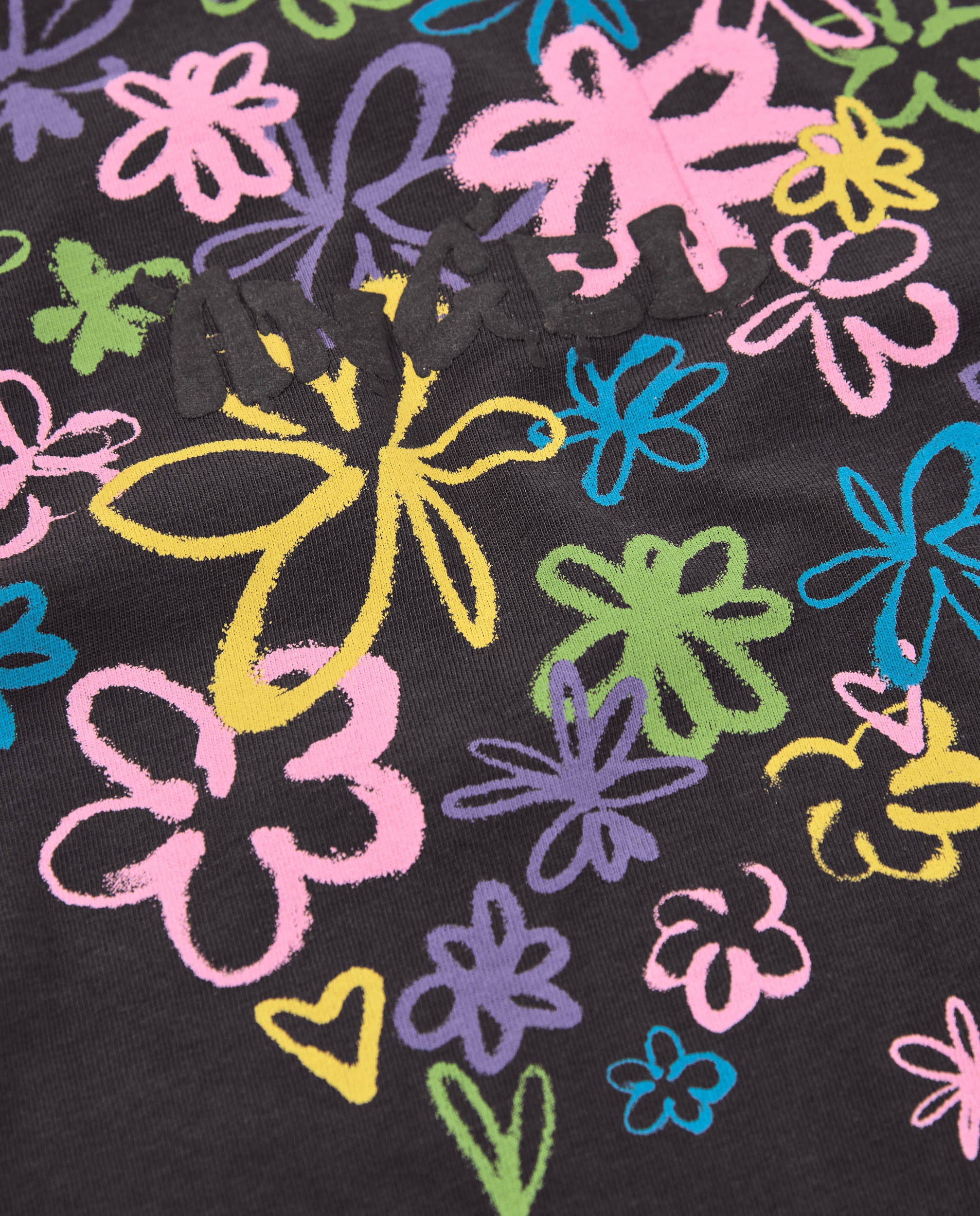 TucTuc Magliette t-shirt bimba lilla maniche lunghe fiori