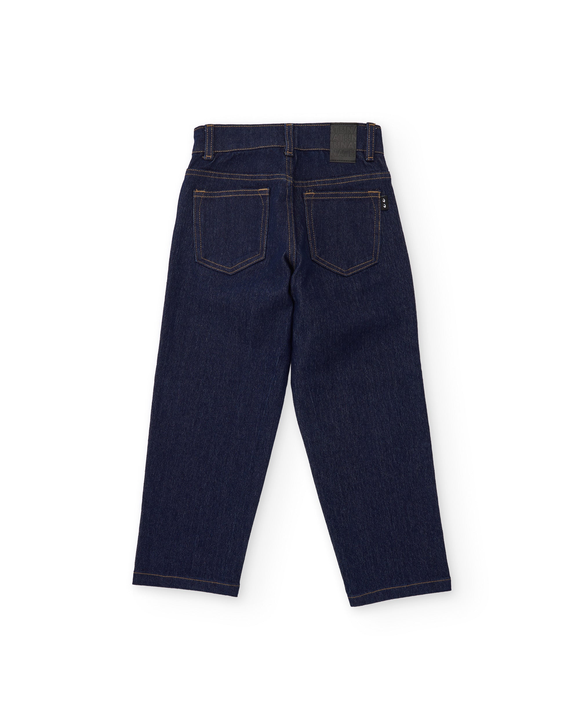 TucTuc Pantaloni Jeans Dritto 5 Tasche Denim Blu 4A Cotone