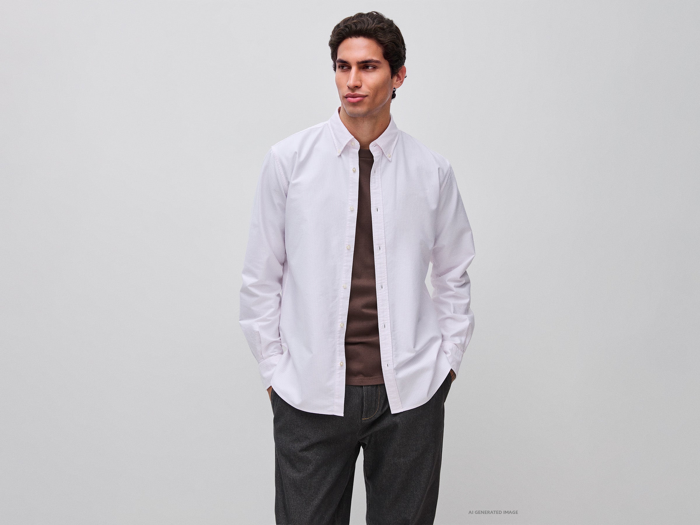 United Colors of Benetton Camicia righe cotone taglia M