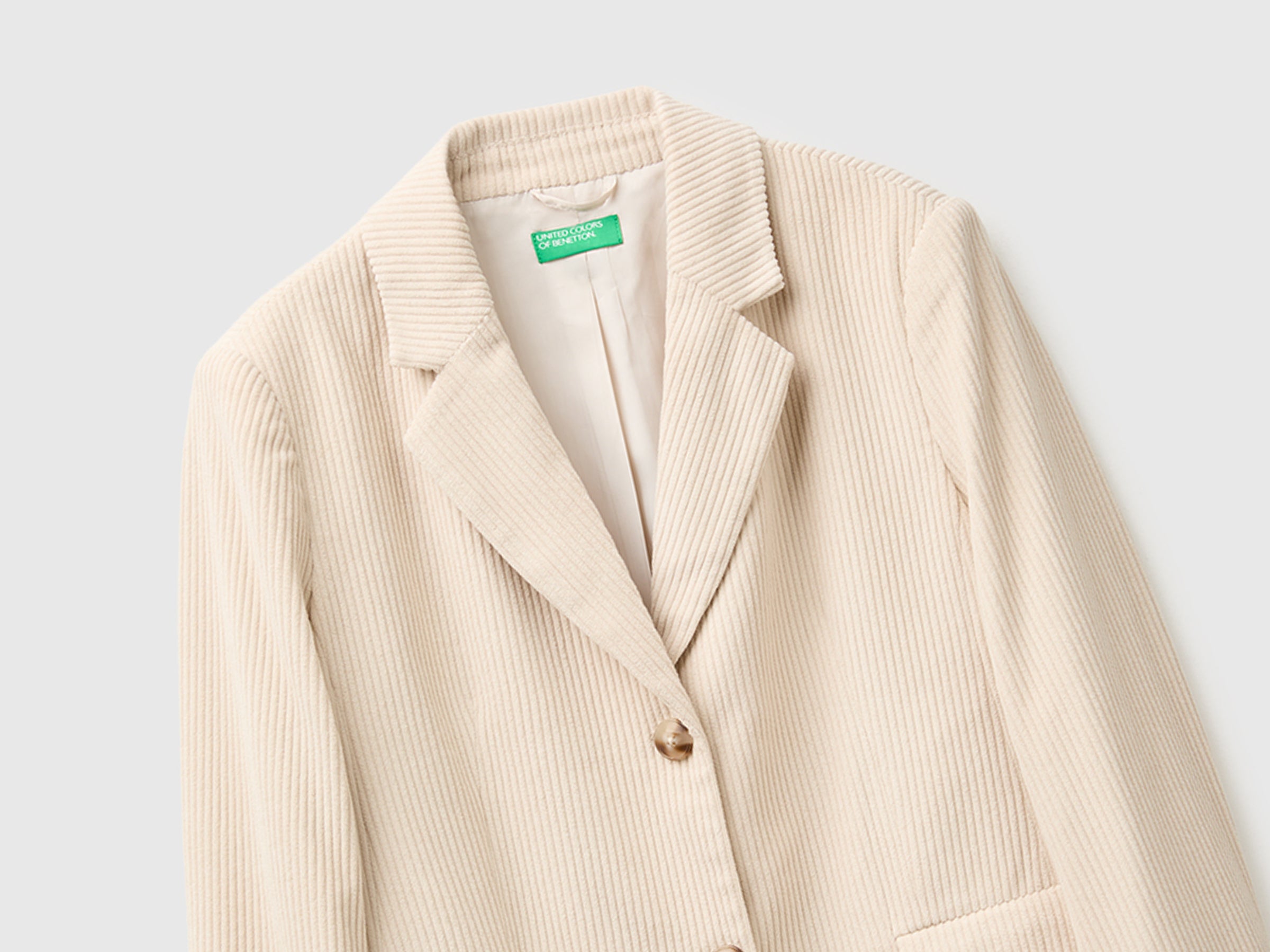United Colors of Benetton Blazer velluto giacca monopetto regular