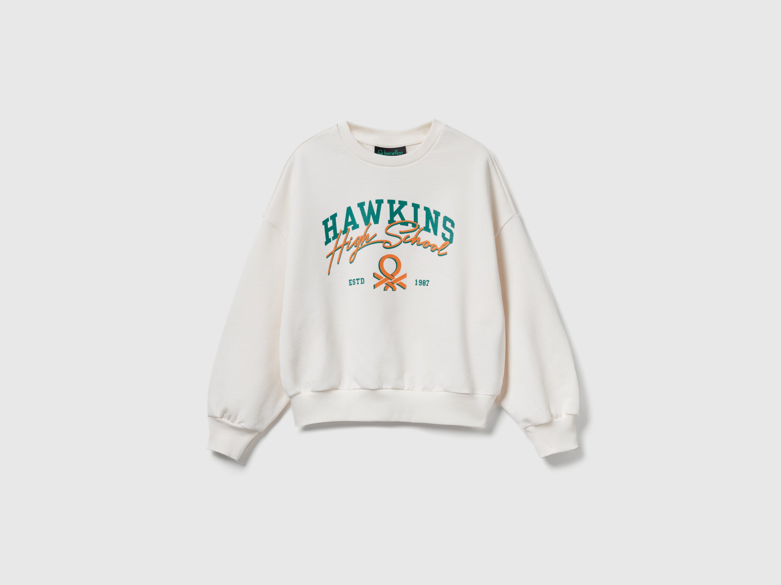 United Colors of Benetton Sweatshirts felpa Stranger Things cotone