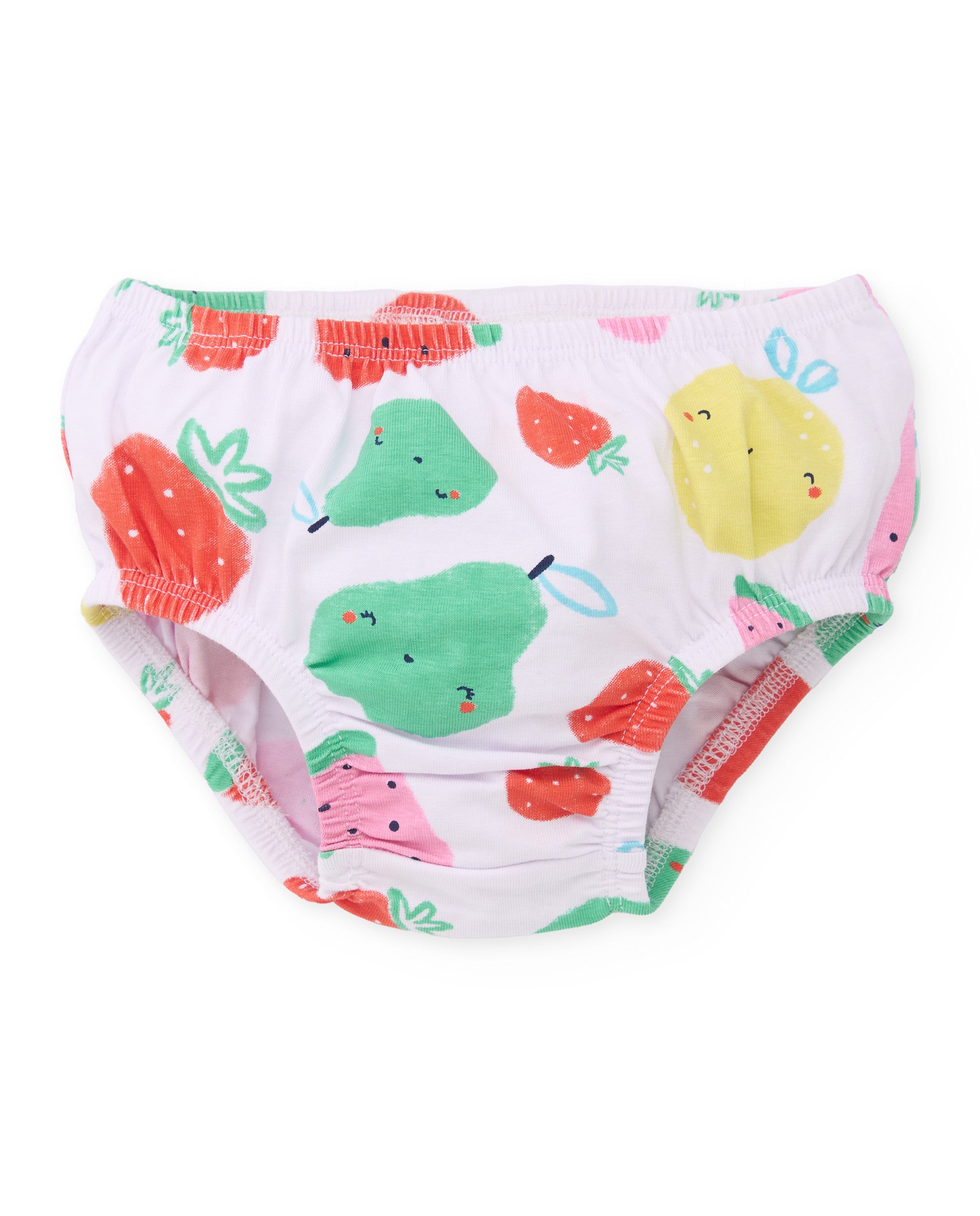 TucTuc Vestiti Vestito Neonata Bianco Frutta Estate