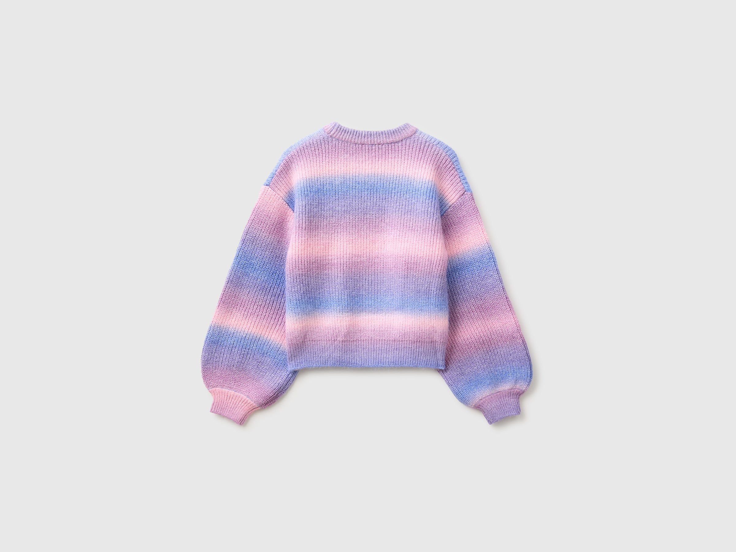 United Colors of Benetton Maglione lana righe sfumate girocollo