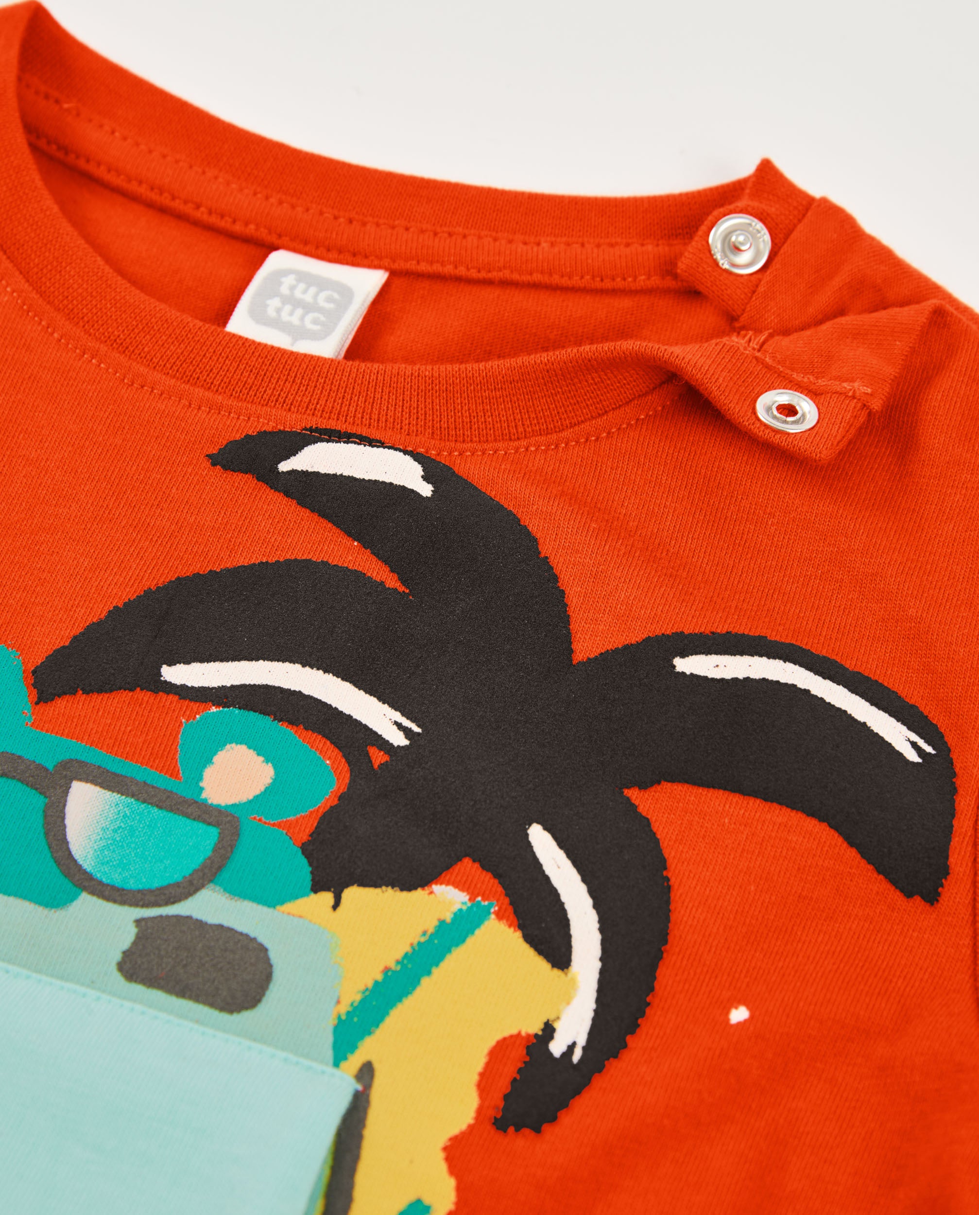 TucTuc Magliette T-shirt Taschino Maglia Rossa Cotone