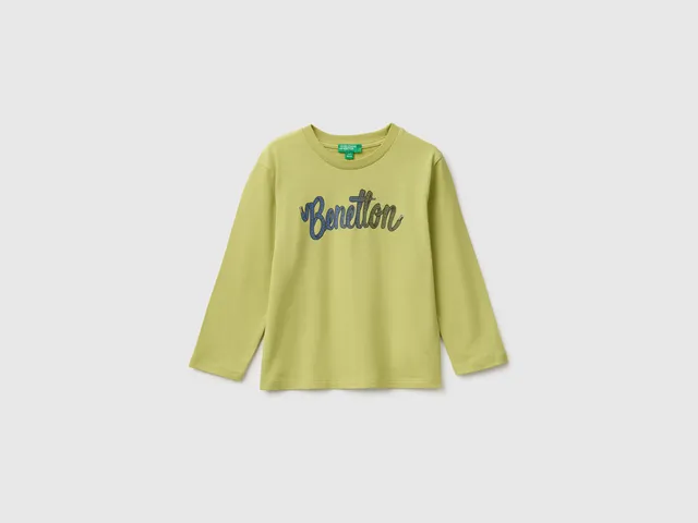 United Colors of Benetton T-Shirts Maglietta Stampa Cotone Bio 82-116