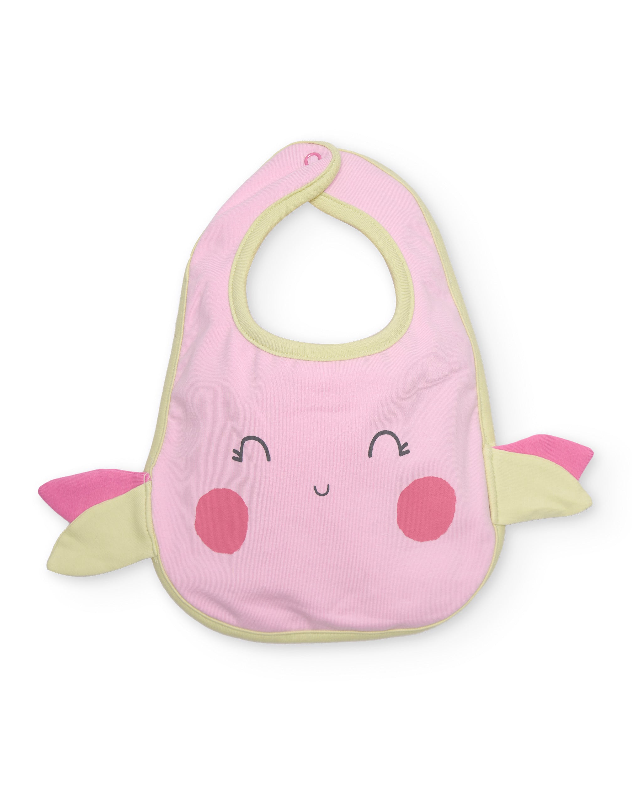 TucTuc Accessori Set 2 Bavaglini Neonato Rosa Fiori