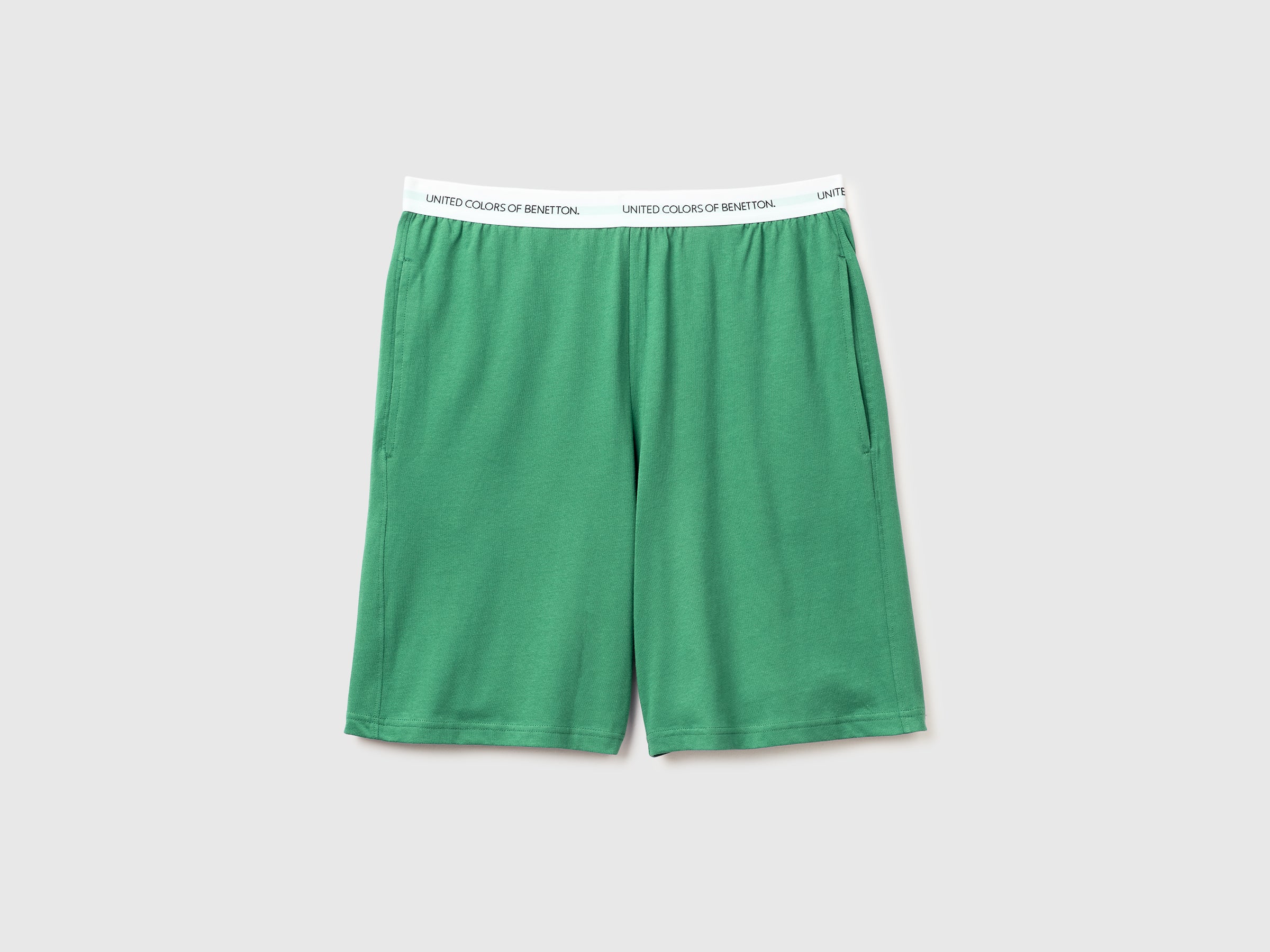 Benetton Trousers 30964900D bermuda cotone logo S