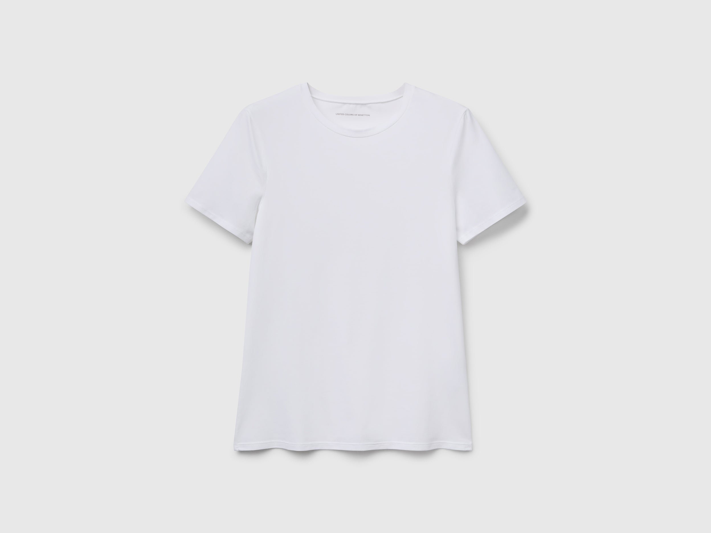United Colors of Benetton T-shirt Cotone Stretch Girocollo Manica Corta