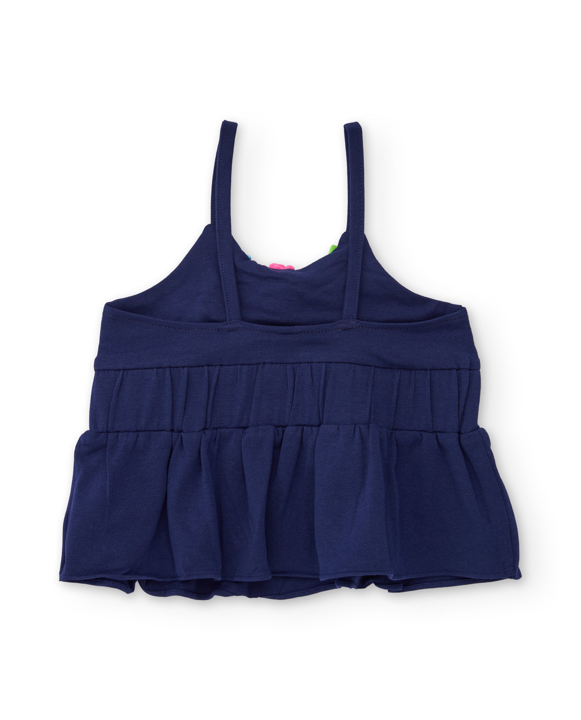 TucTuc Magliette top bambina navy spalline arricciate