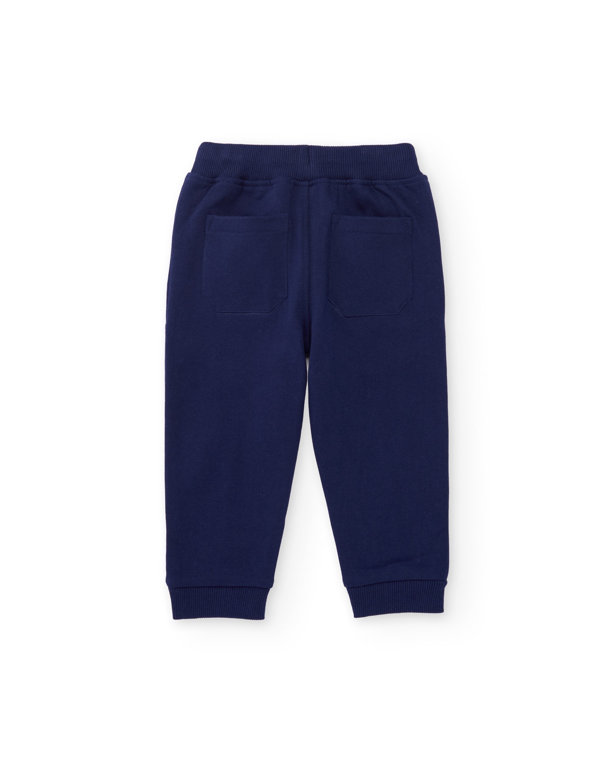 TucTuc Pantaloni Felpa Bambino Blu Navy Vita Regolabile