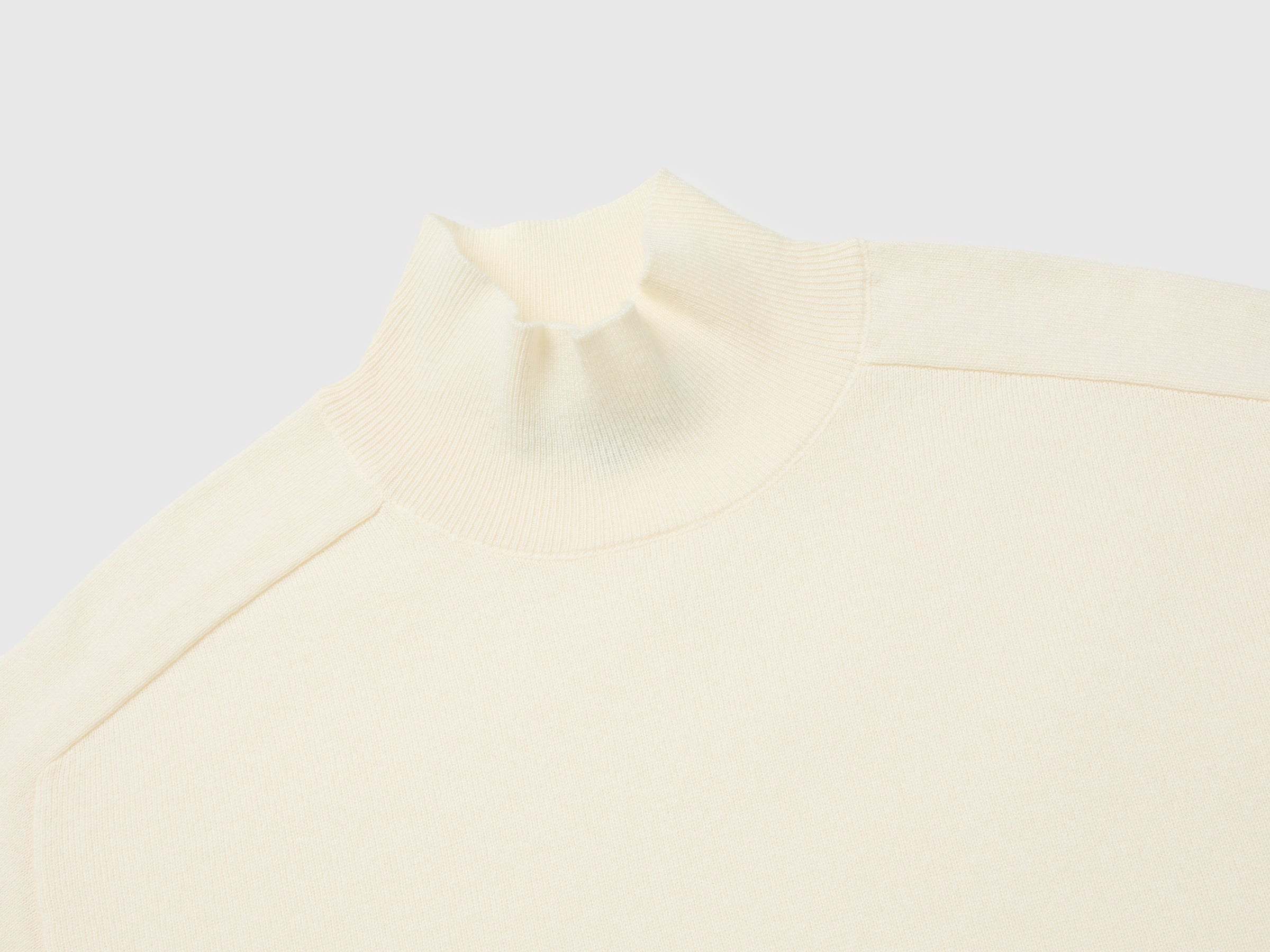 United Colors of Benetton maglione dolcevita misto cashmere