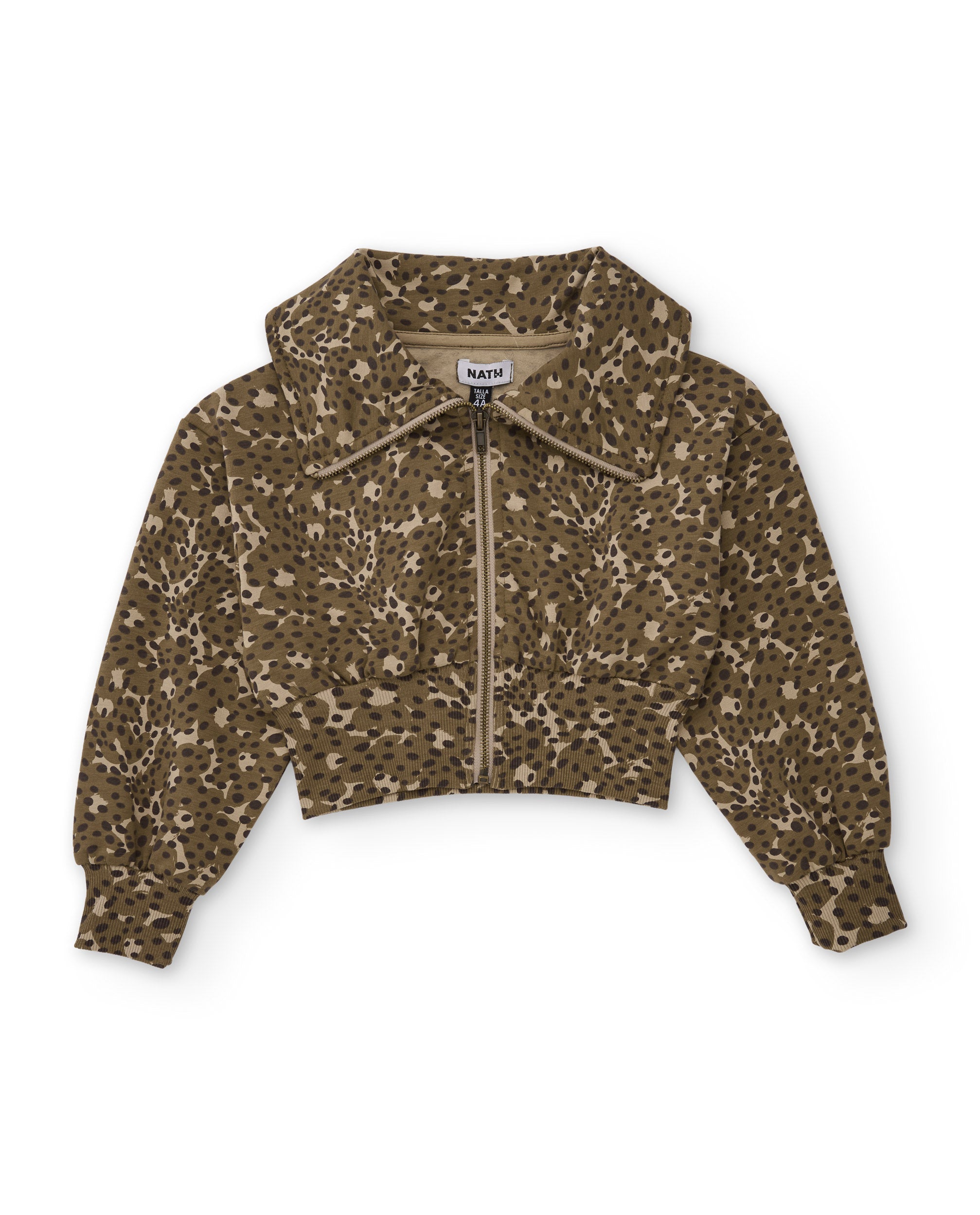 TucTuc Completi Set Bambina Felpa Animalier Marrone