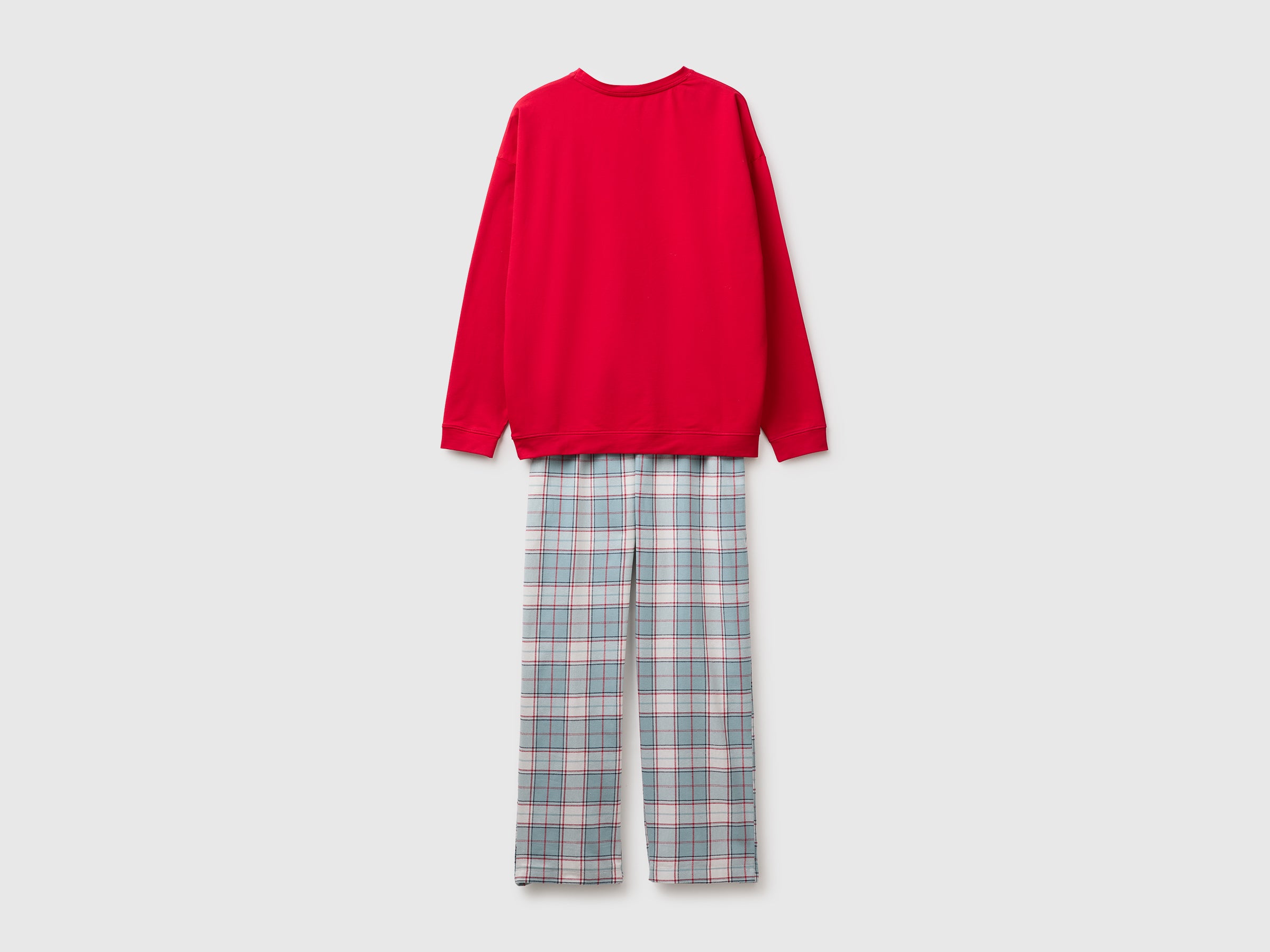 United Colors of Benetton pigiama felpa flanella quadri S