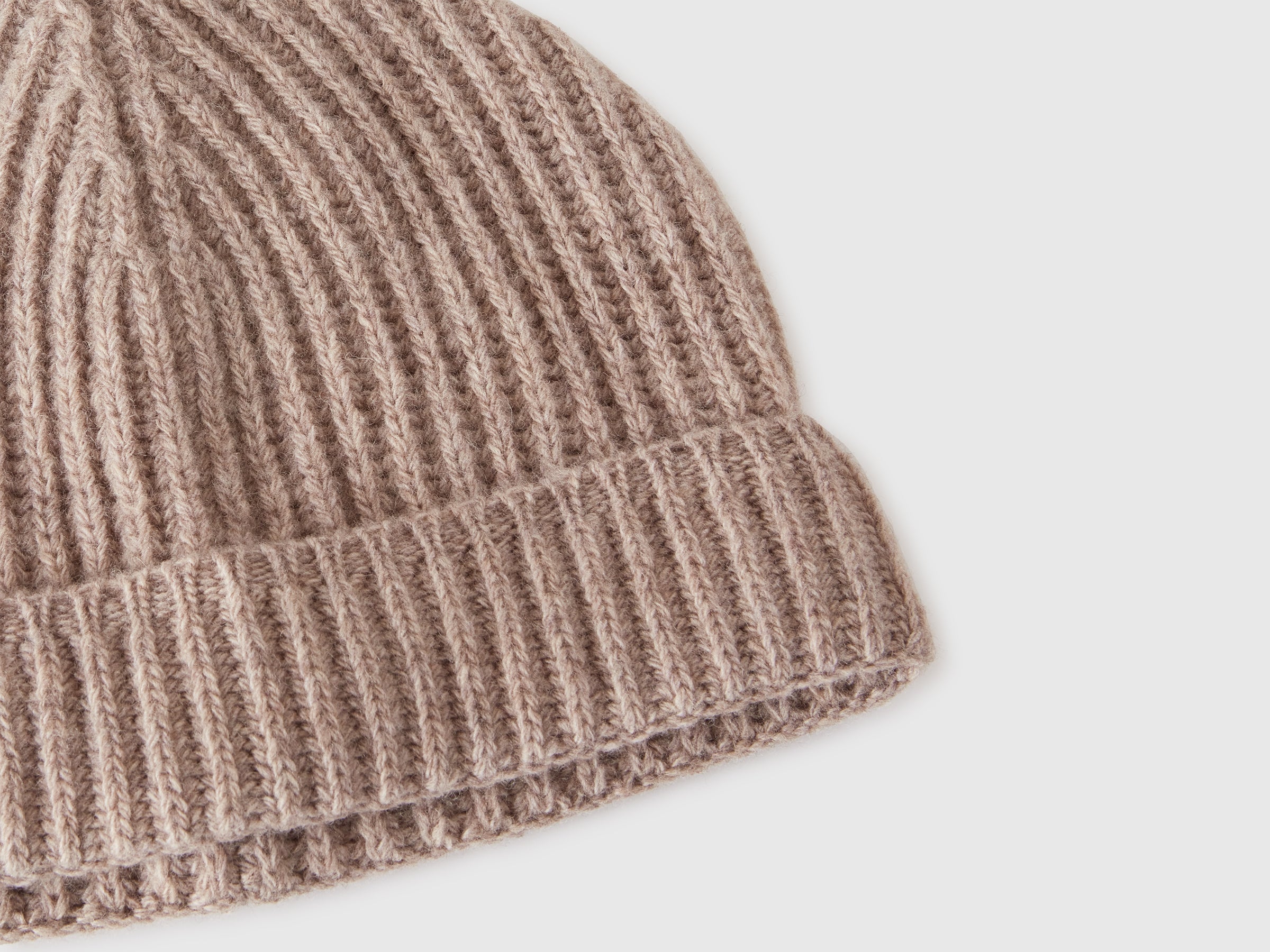 United Colors of Benetton Hat cappello lana merino risvolto