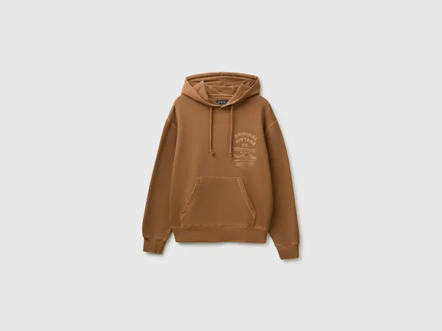 United Colors of Benetton Sweatshirts Felpa Cotone Cappuccio