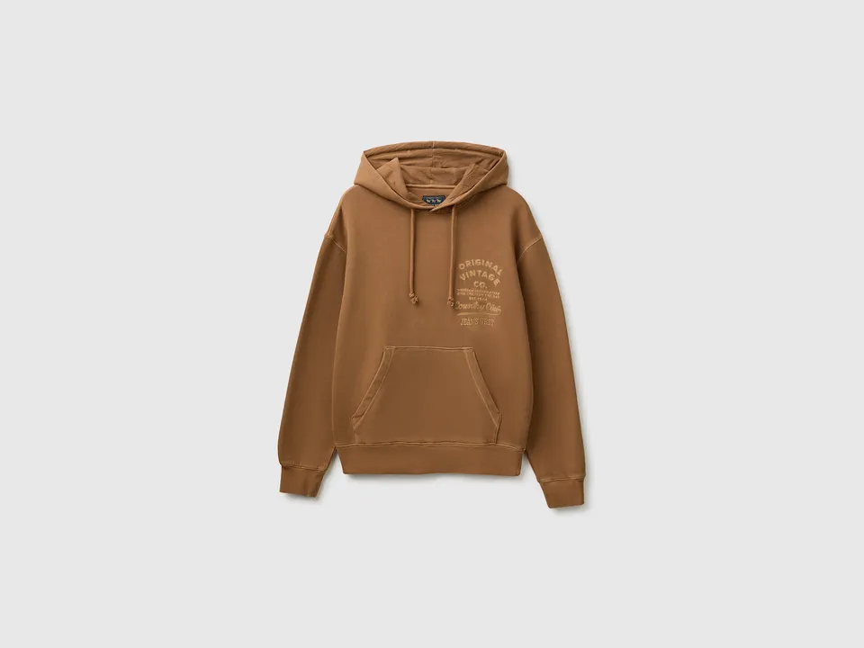 United Colors of Benetton Sweatshirts Felpa Cotone Cappuccio