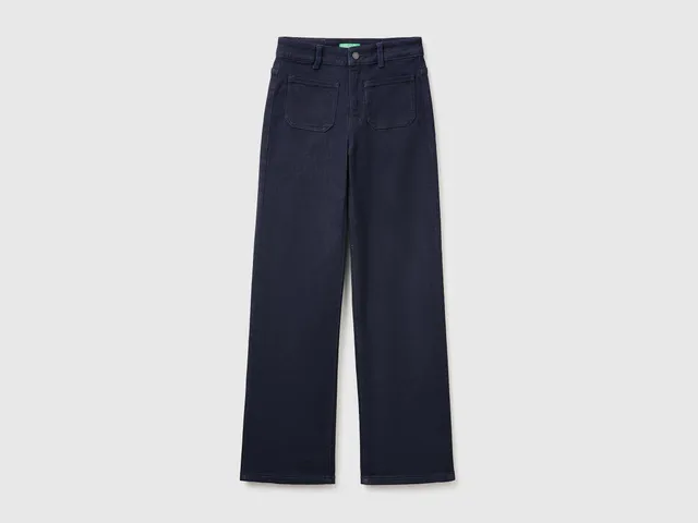 Benetton Jeans dritti denim cotone taglia 28 vintage