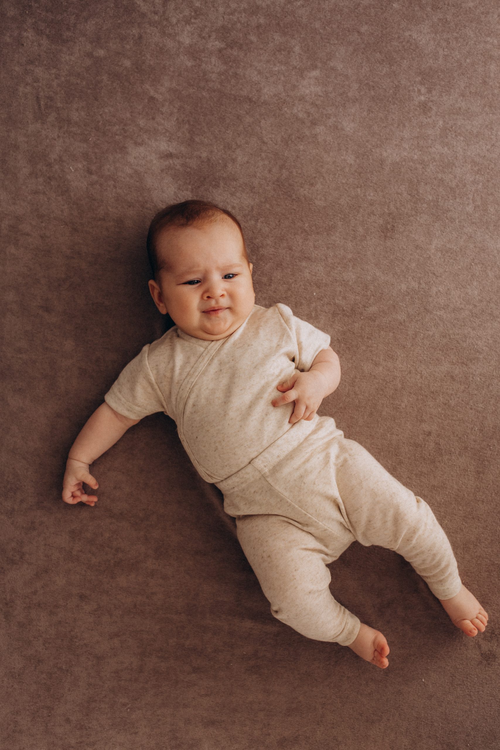 Woolly Organic Baby Leggings Tencel lino neonato traspirante