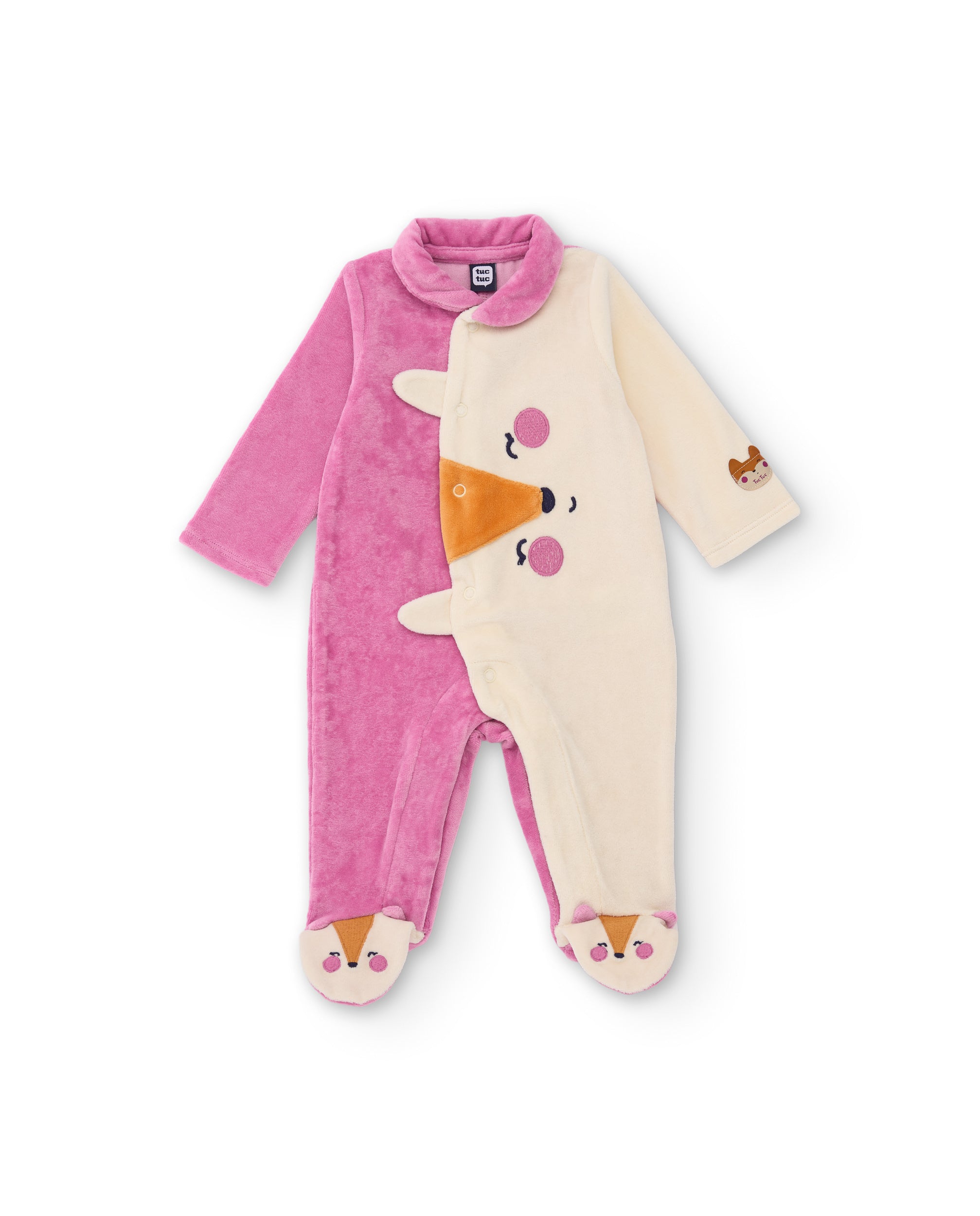TucTuc Tutine Tutina neonata rosa animalier calda